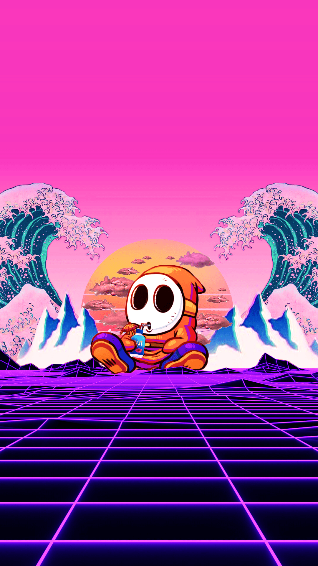 1080x1920 Mario Shy Guy Wallpaper