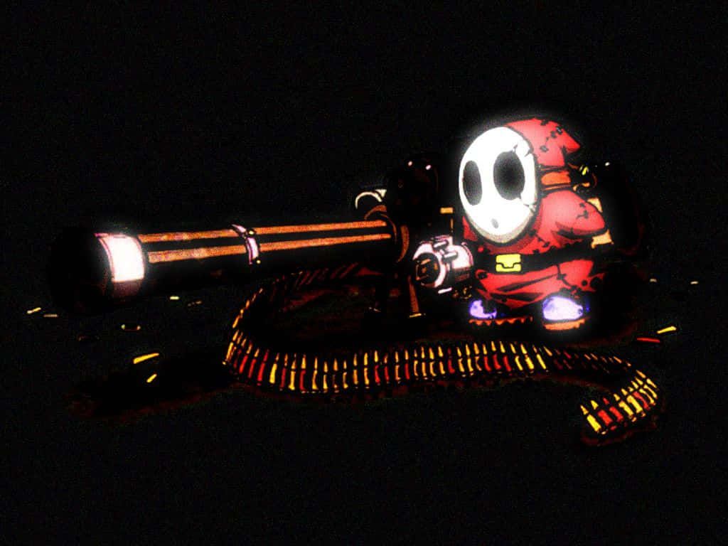 1024x768 Download Shy Guy Hiding Behind a Mask Wallpaper