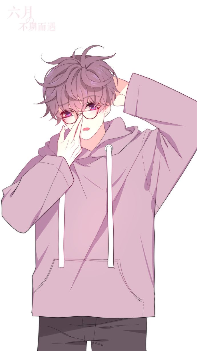 690x1227 Shy boy wallpaper. Anime guy heart eyes, Anime heart eyes male, Art anime boy