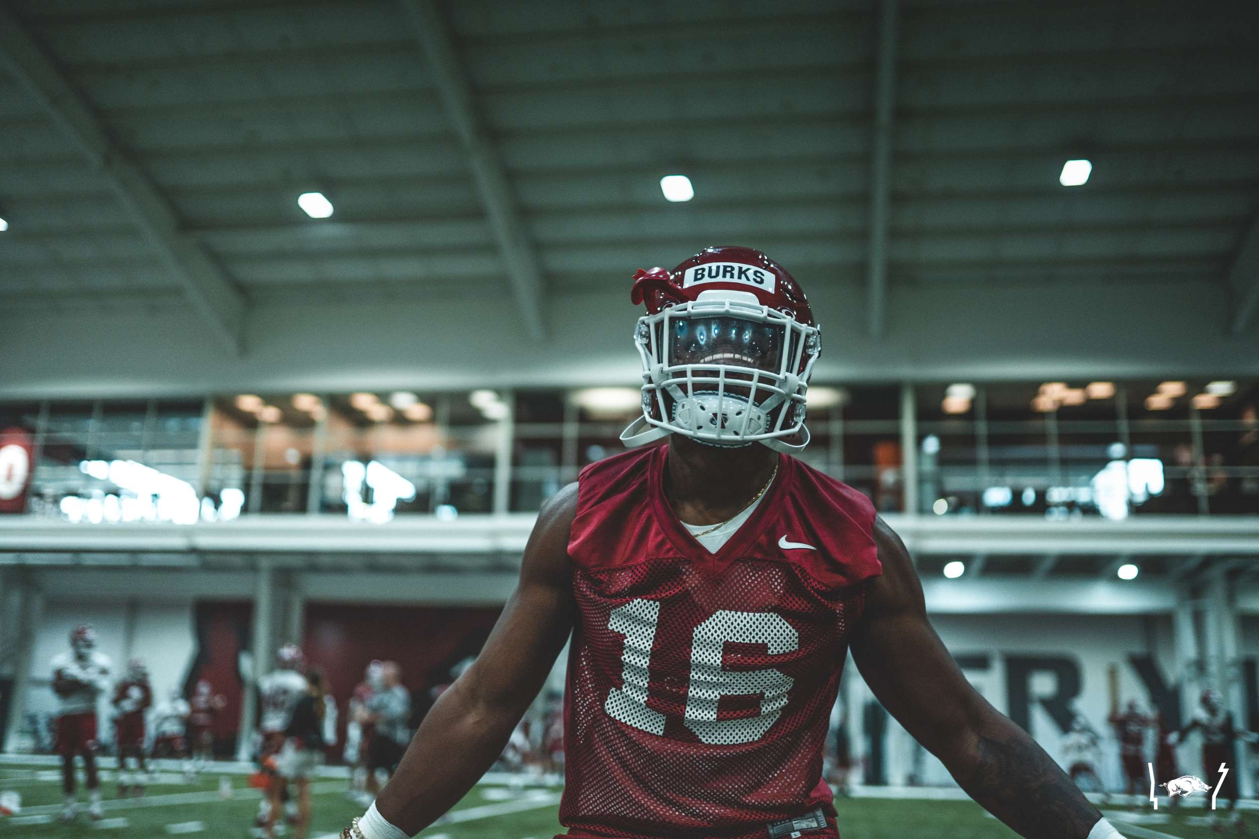 2500x1667 Photos: Treylon Burks' First Practice As A Razorback