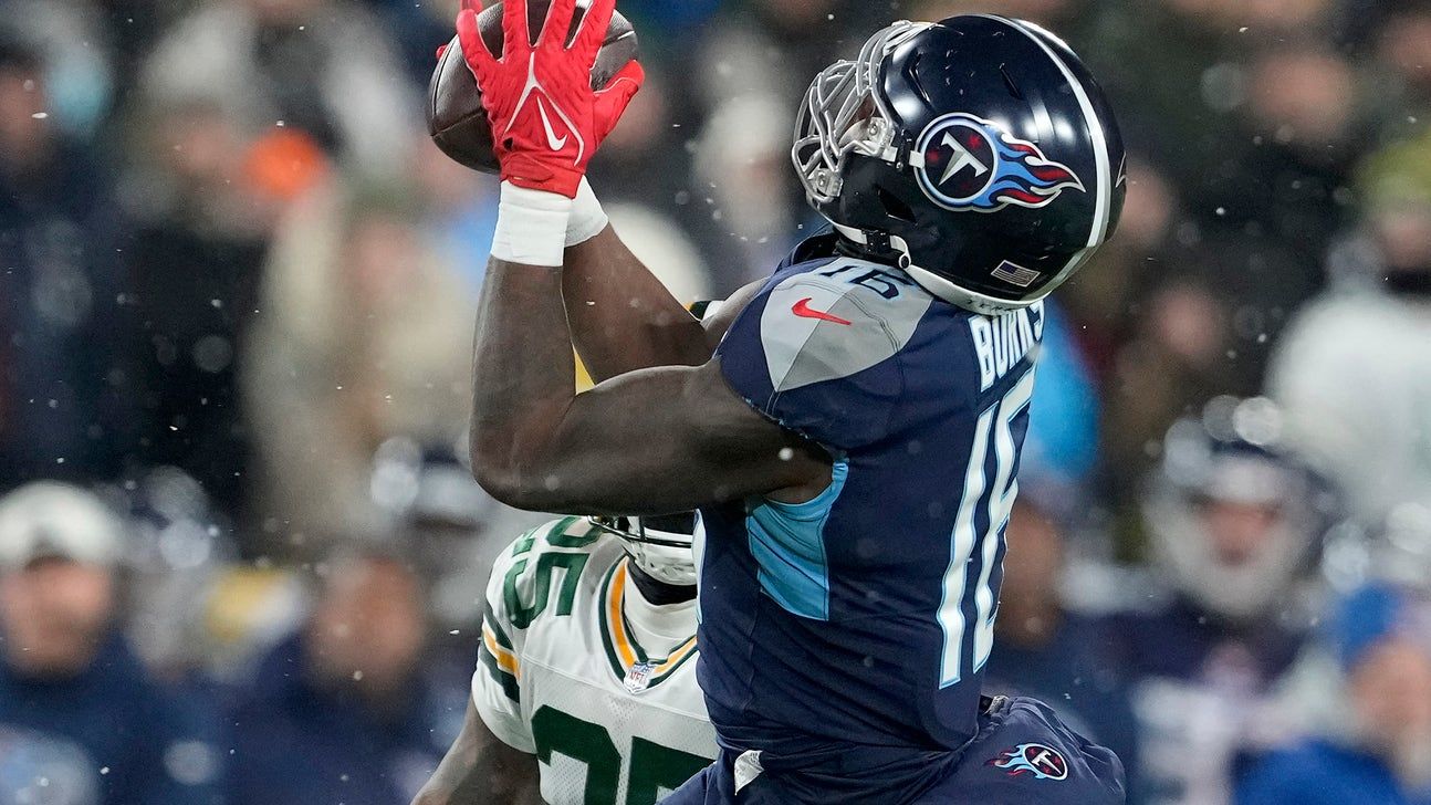 1294x728 As Titans ready to face A.J. Brown, rookie receiver Treylon Burks is ascending