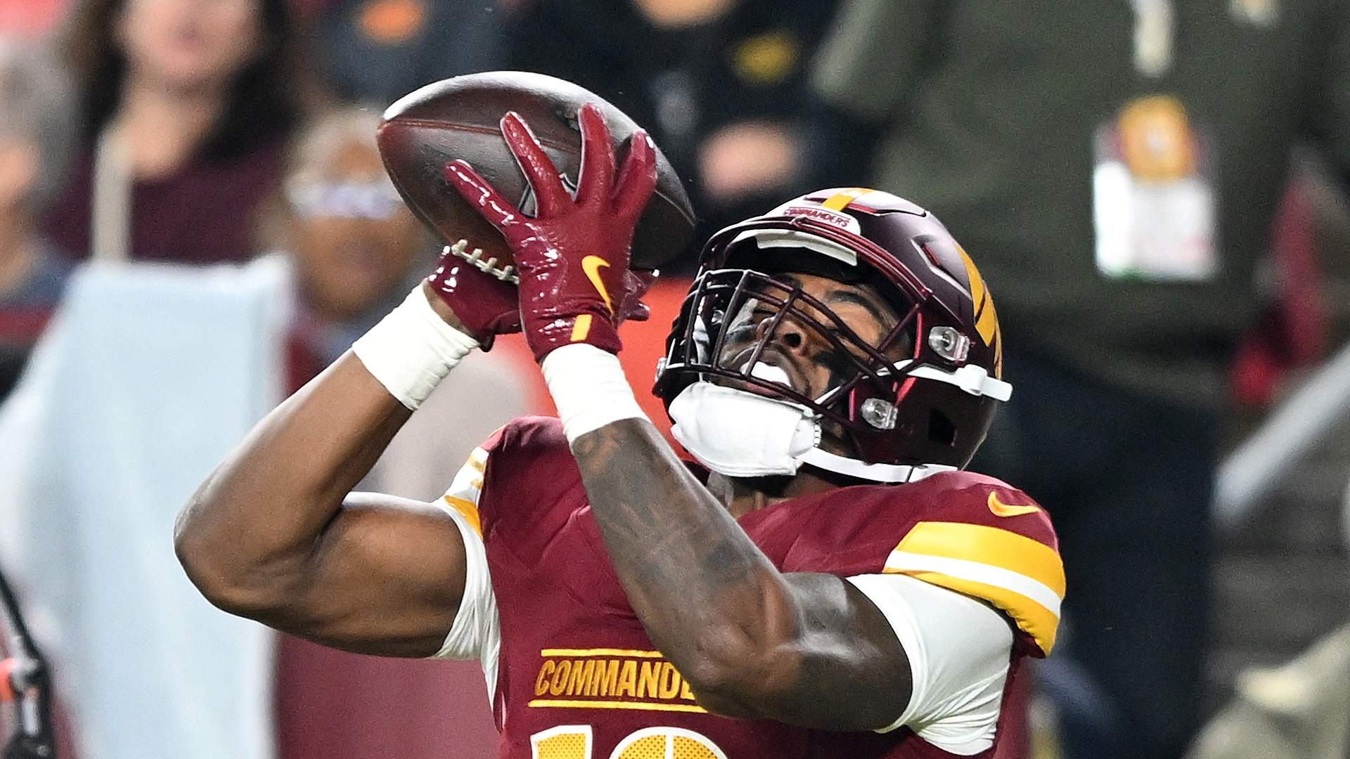 1920x1080 Treylon Burks Continues to Shine at Commanders OTAs: Report