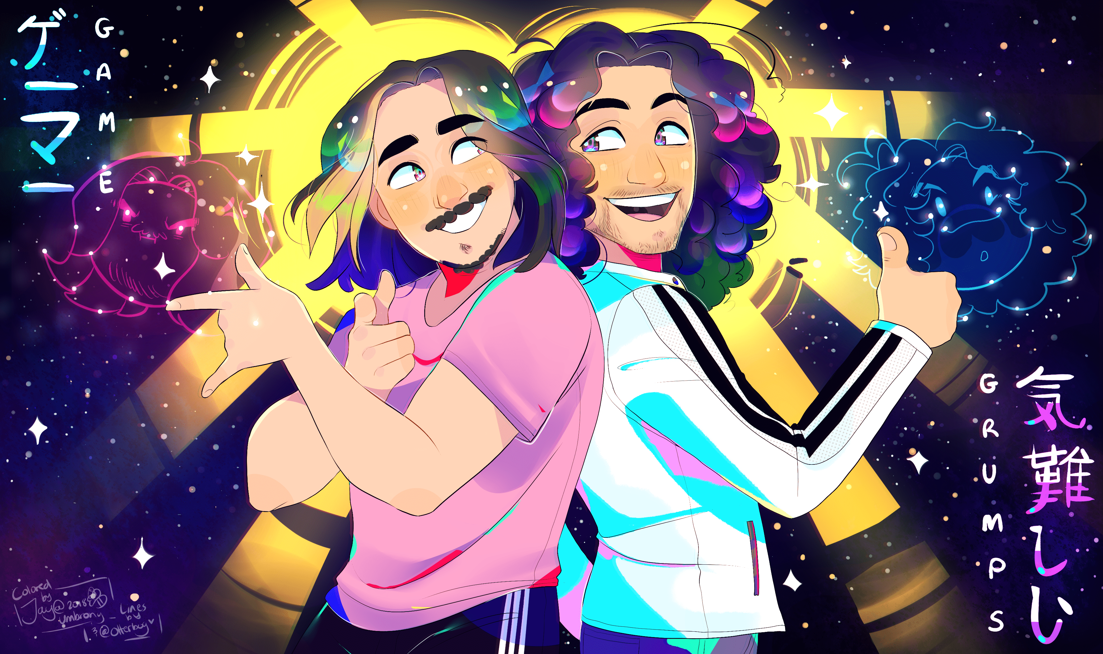 3640x2160 Art A collab between otterbug and I (they did the lines, and i did the colors!)