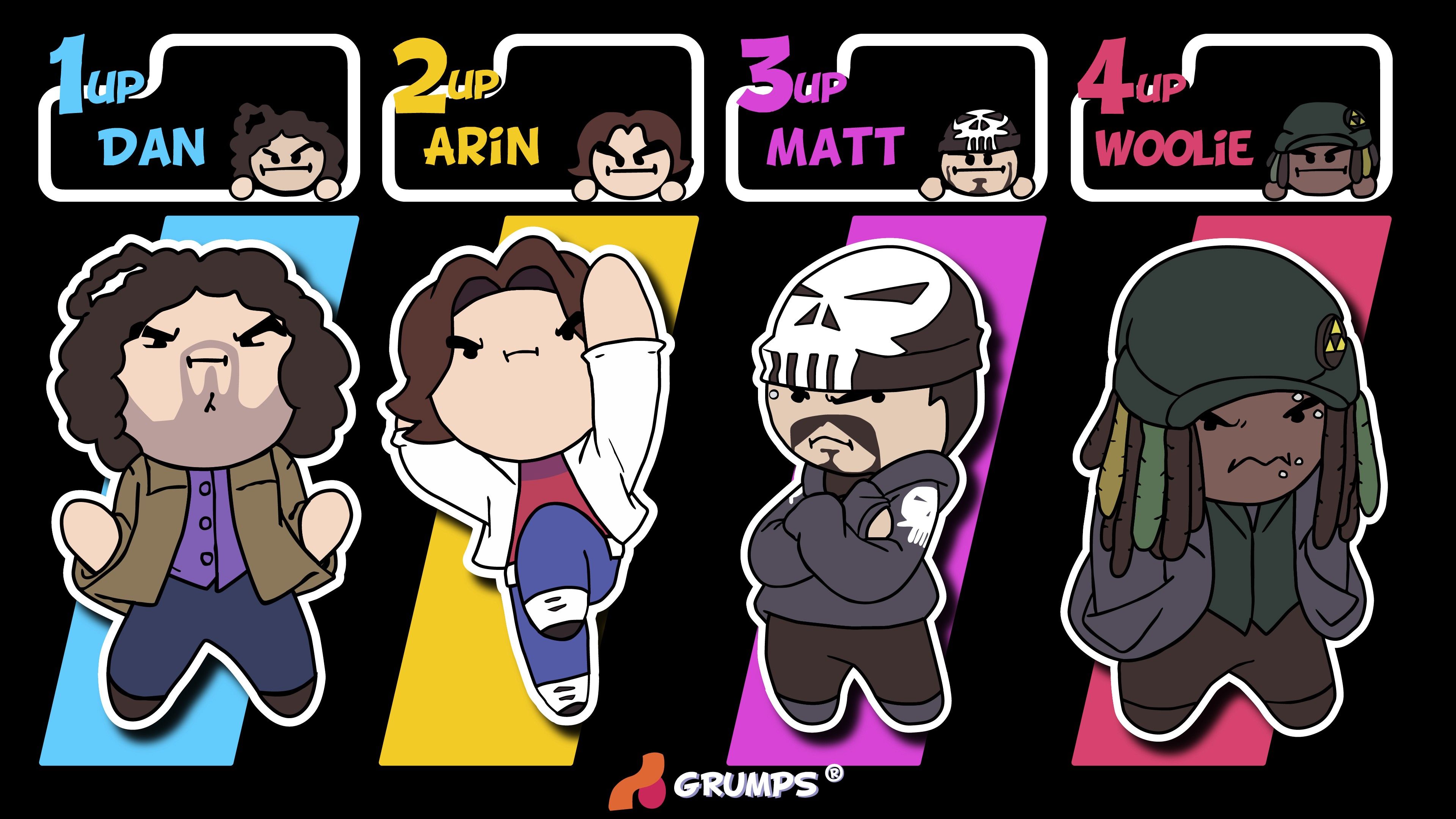 3840x2160 Game Grumps, Egoraptor, Ninja Sex Party, Video Games, Arcade Wallpaper HD / Desktop and Mobile Background