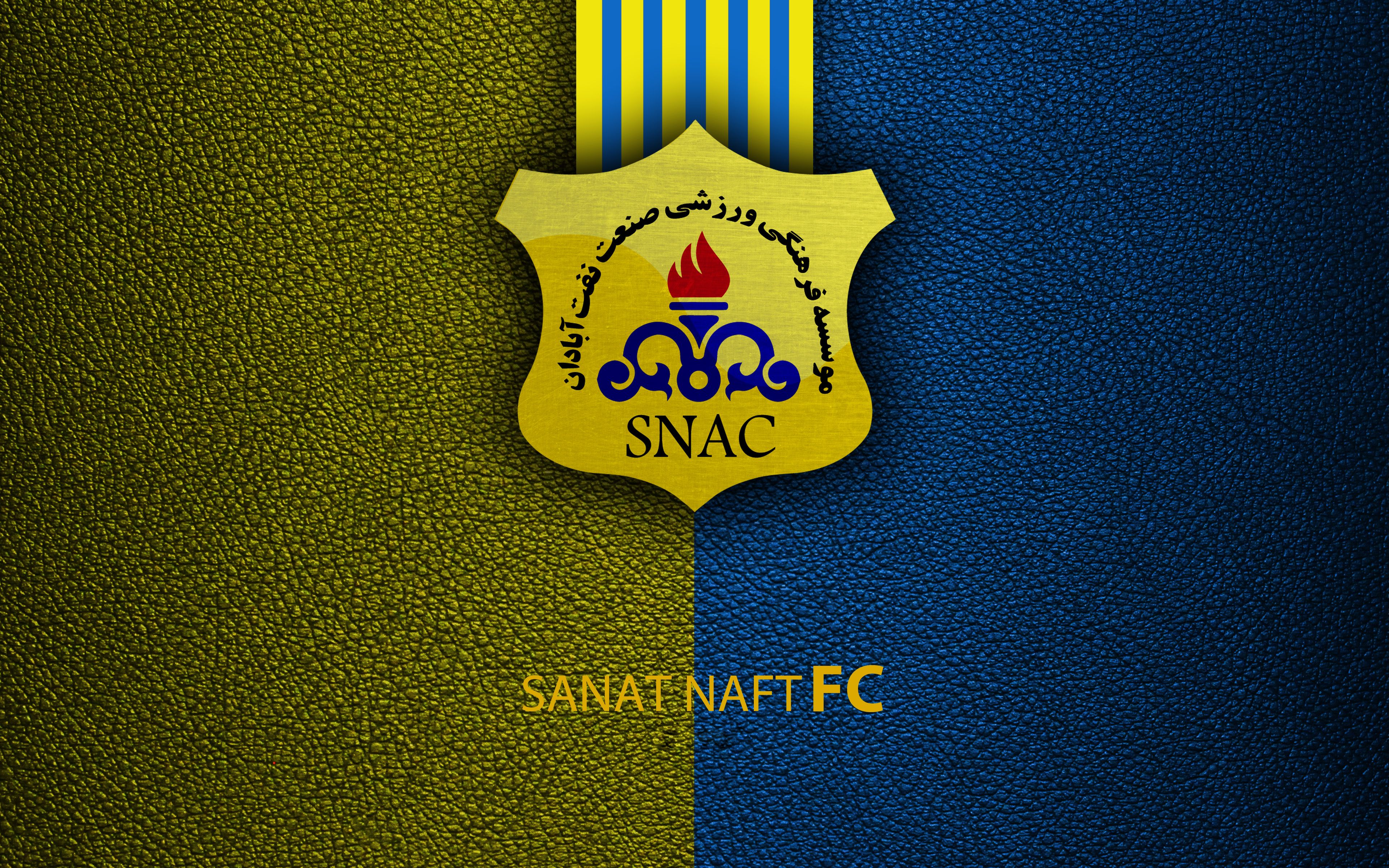3840x2400 Phone wallpaper: Sanat Naft Abadan F C, Sports, Emblem, Logo, Soccer 456642