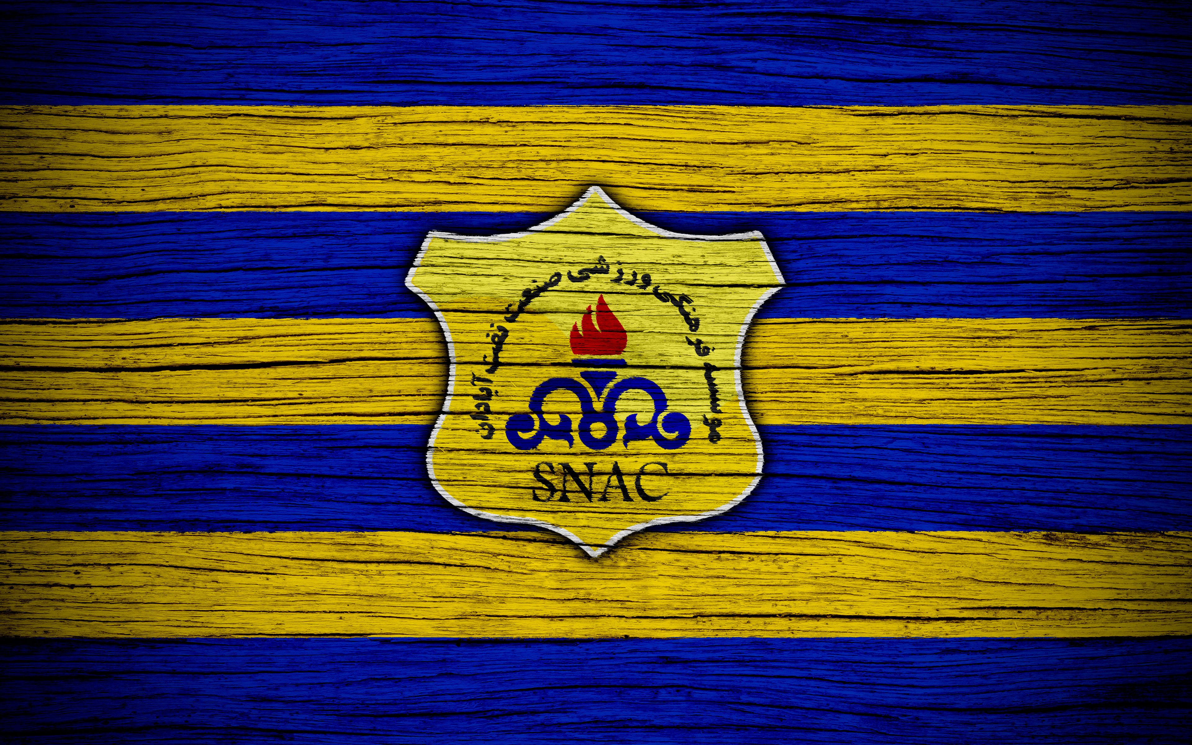 3840x2400 Phone wallpaper: Sanat Naft Abadan F C, Sports, Emblem, Logo, Soccer 456642