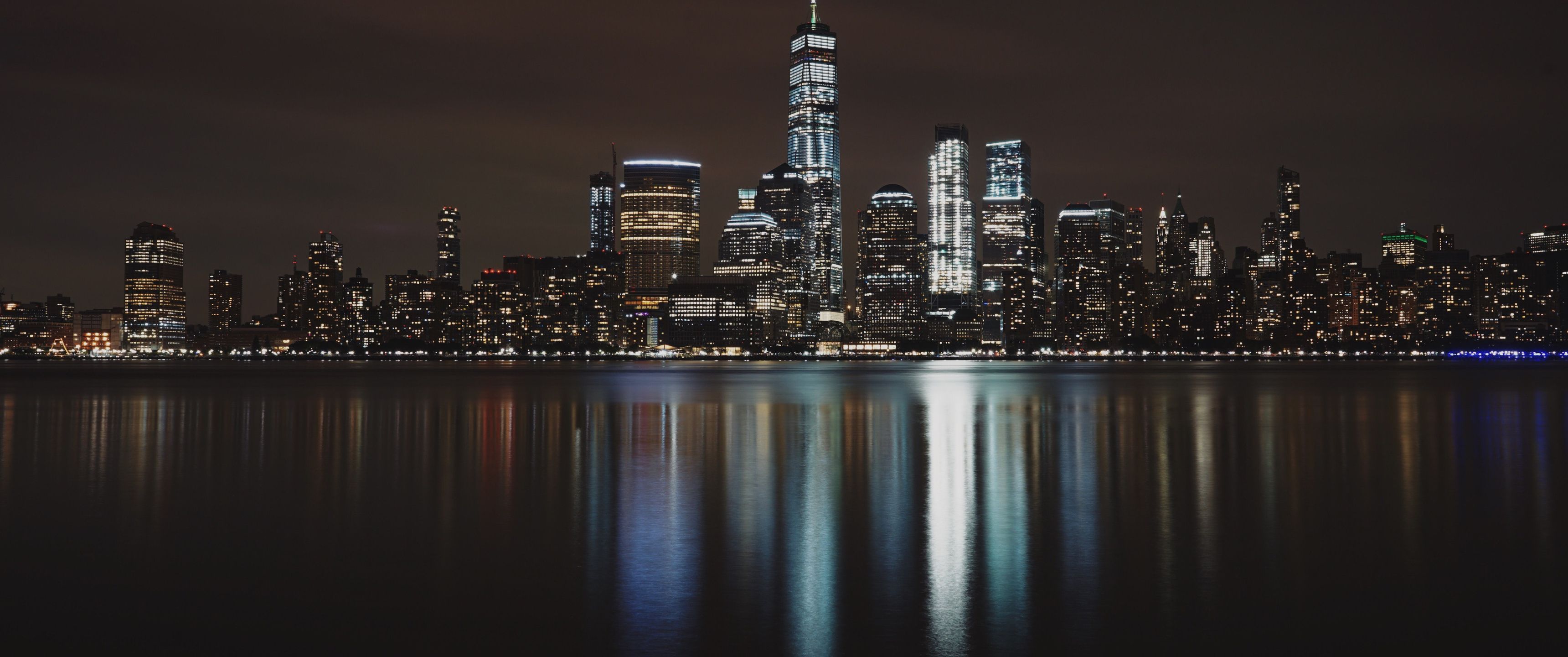 3440x1440 New York City Night UltraWide Quad HD 1440P , HD 4k Wallpaper , Image, Background, Photos and Picture