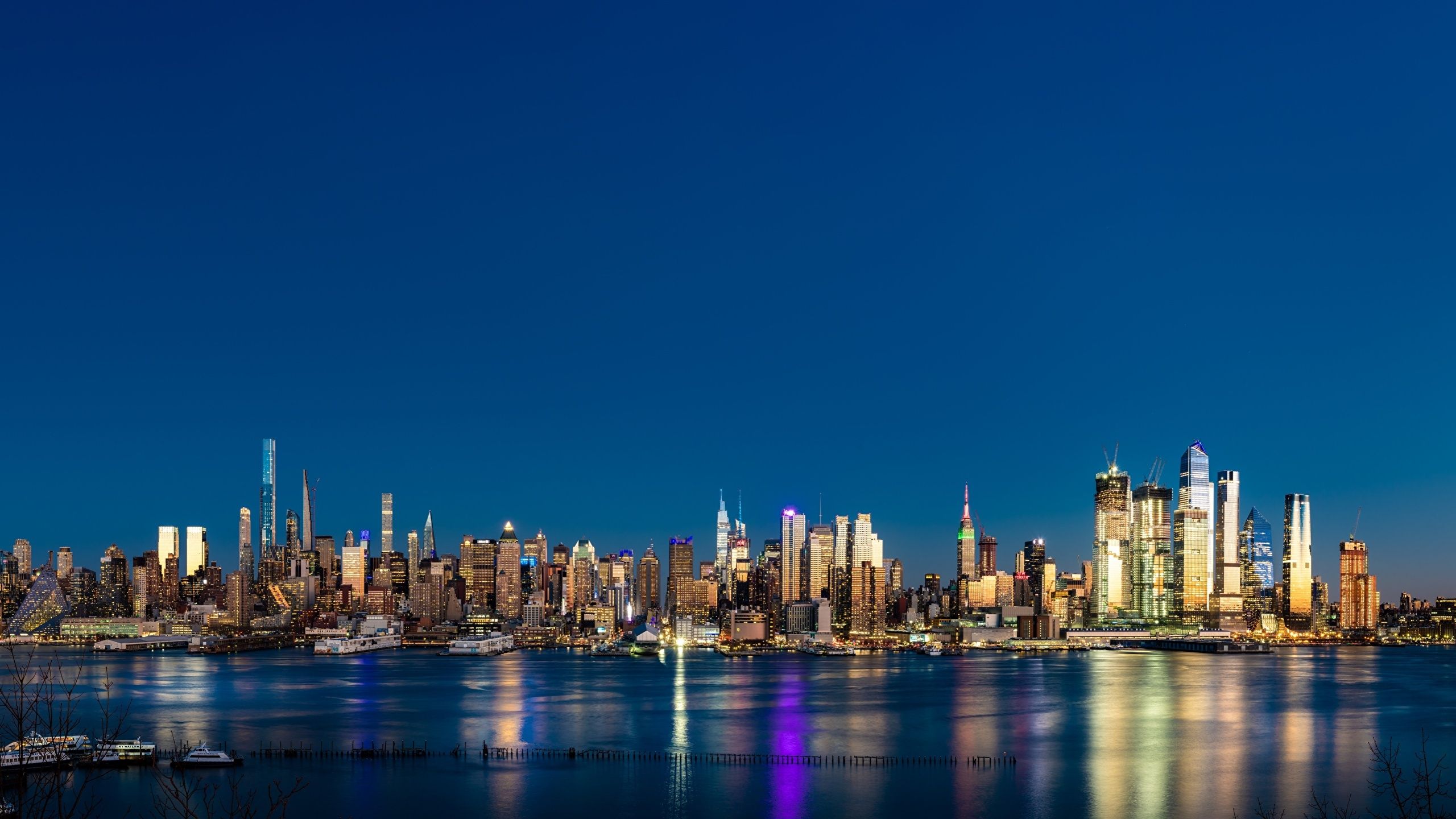 2560x1440 New York Skyline Wallpaper