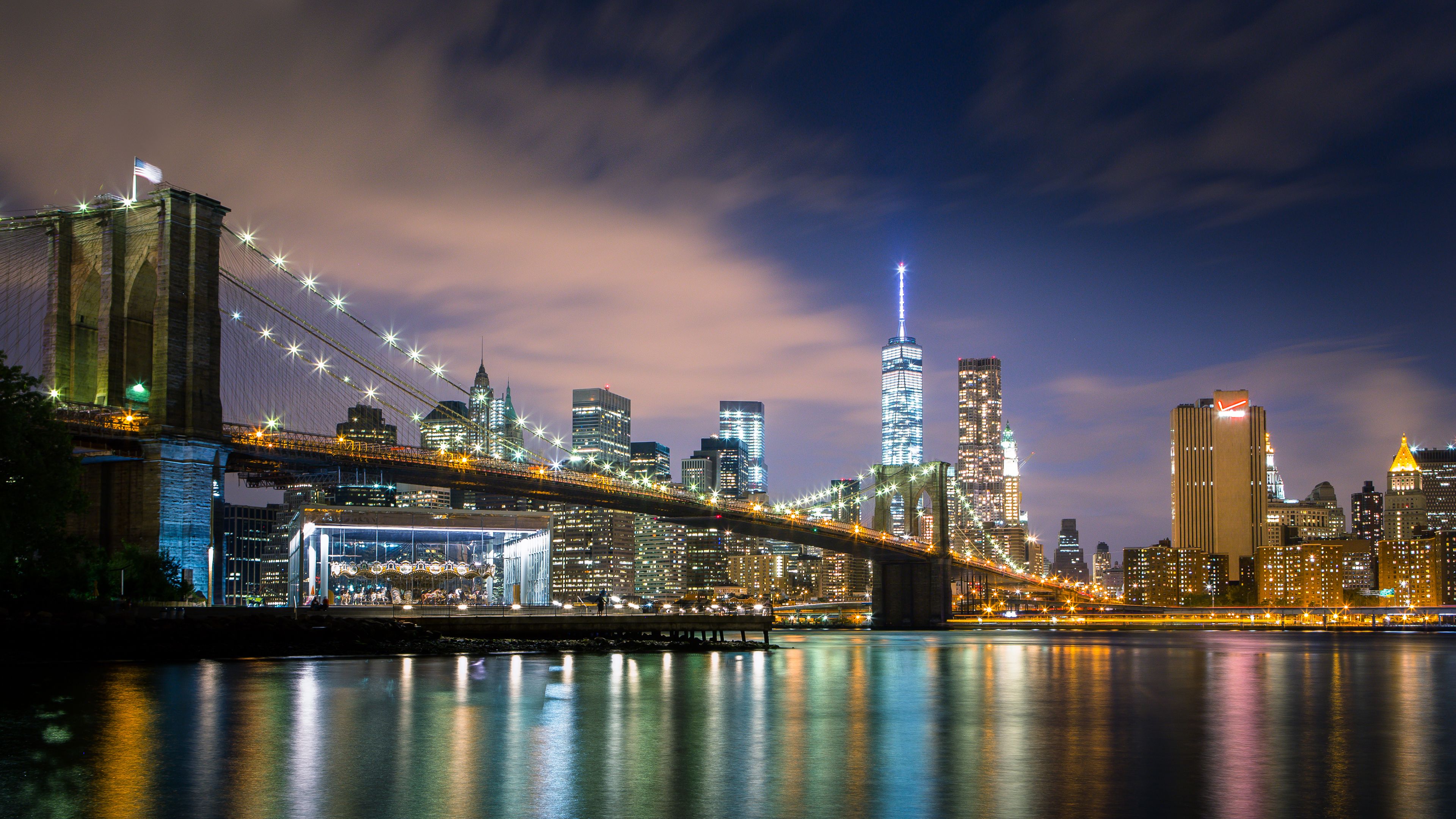 3840x2160 Free Manhattan 4K Wallpaper & Desktop HD Background for PC