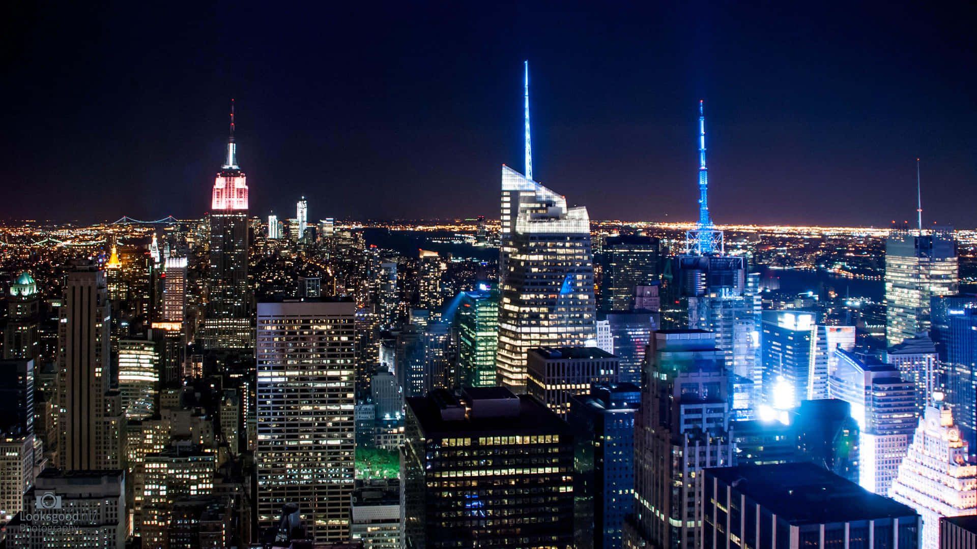 1920x1080 4K New York City Night Wallpaper