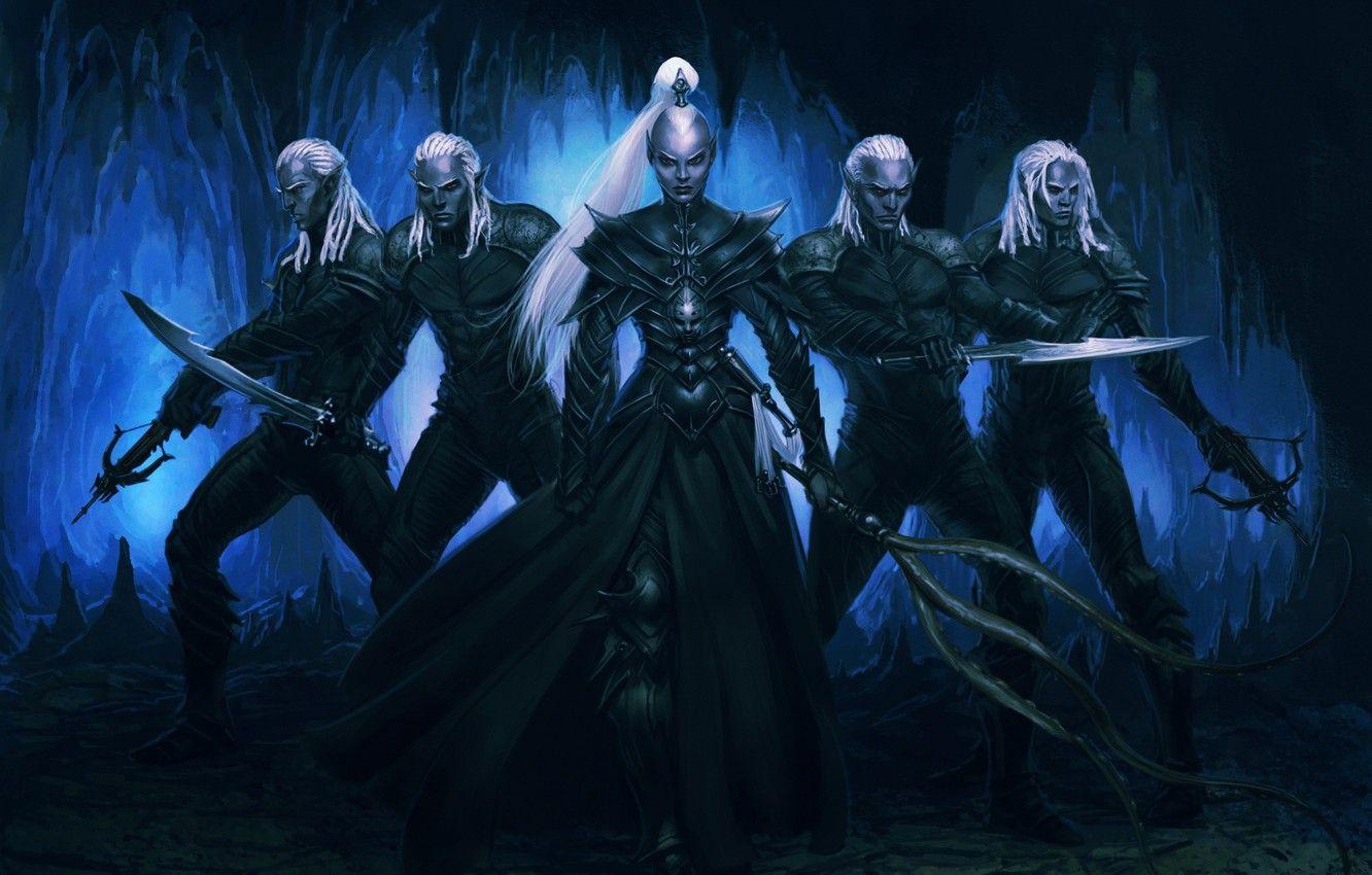 1332x850 Wallpaper group, elves, warriors image for desktop, section фантастика