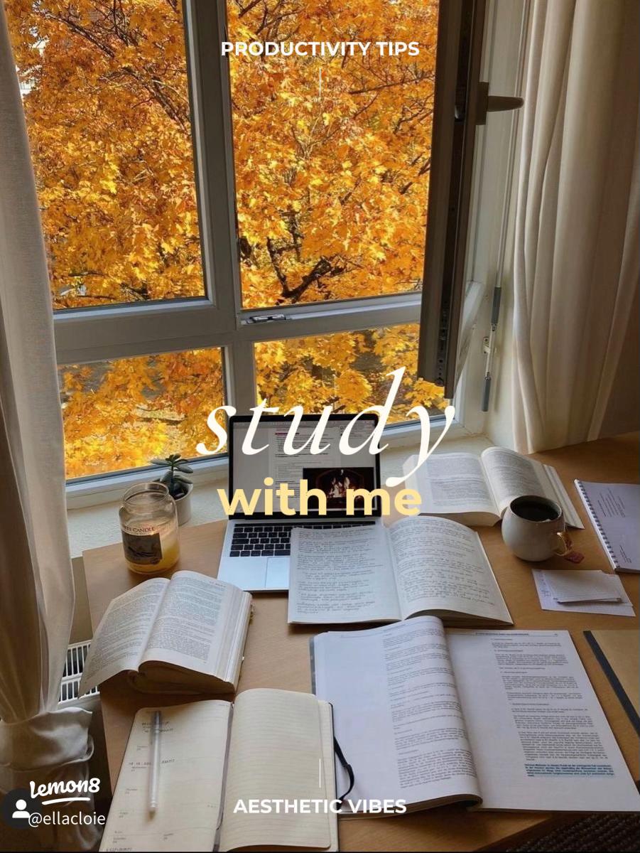901x1200 My Aesthetic 'Study With Me' Routine for College Focus