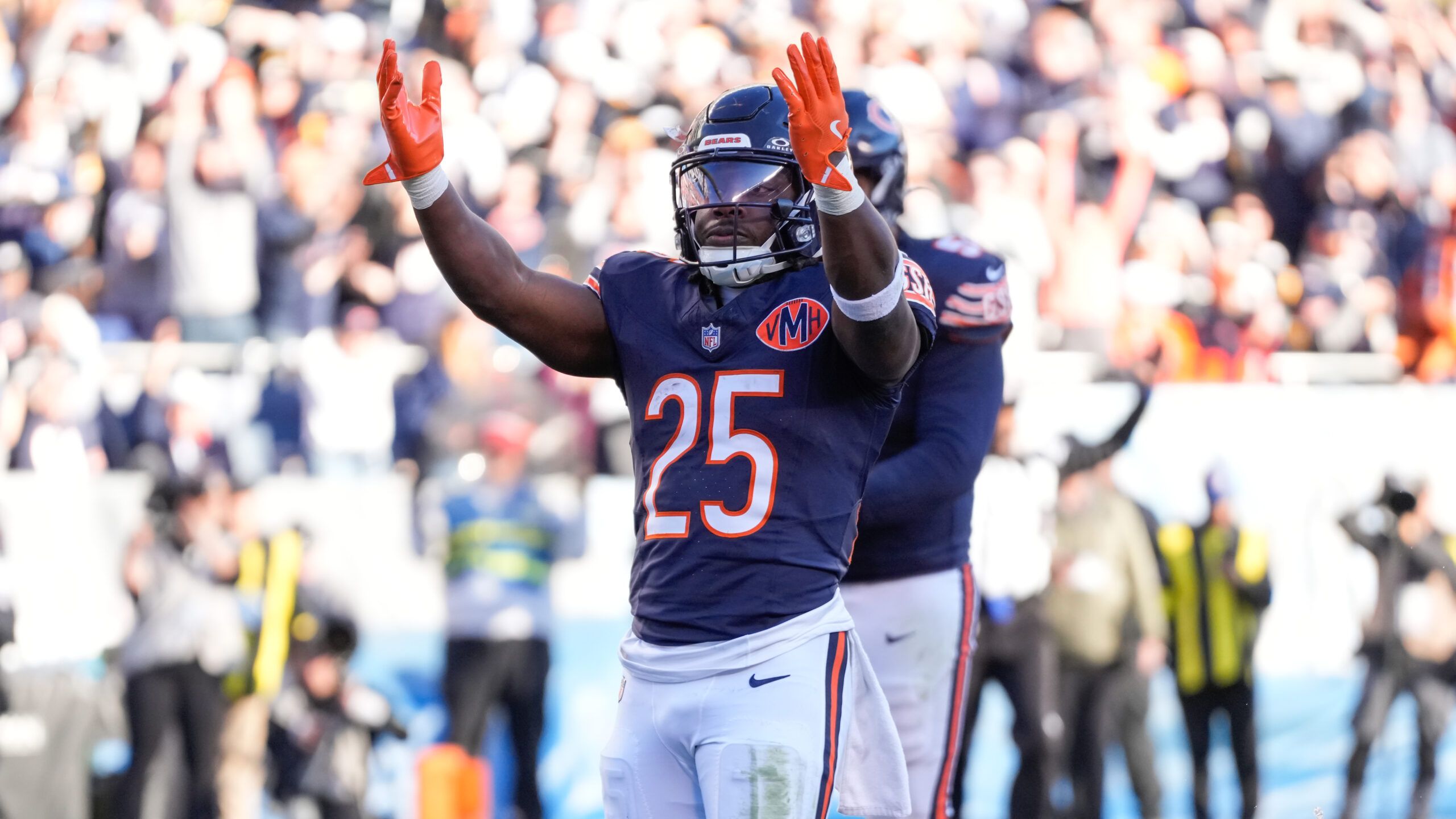2560x1440 Kyle Monangai. Marquee Sports Network of the Cubs, Bears, Red Stars