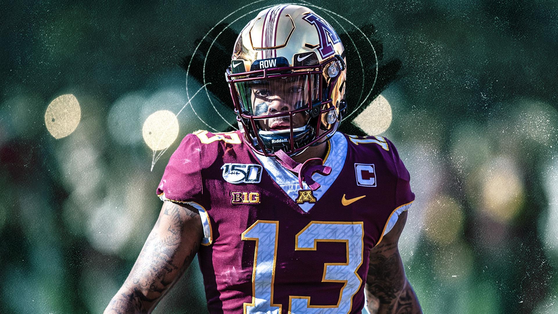 1920x1080 Rashod Bateman's college coach thinks potential Jets target is among receivers in NFL Draft