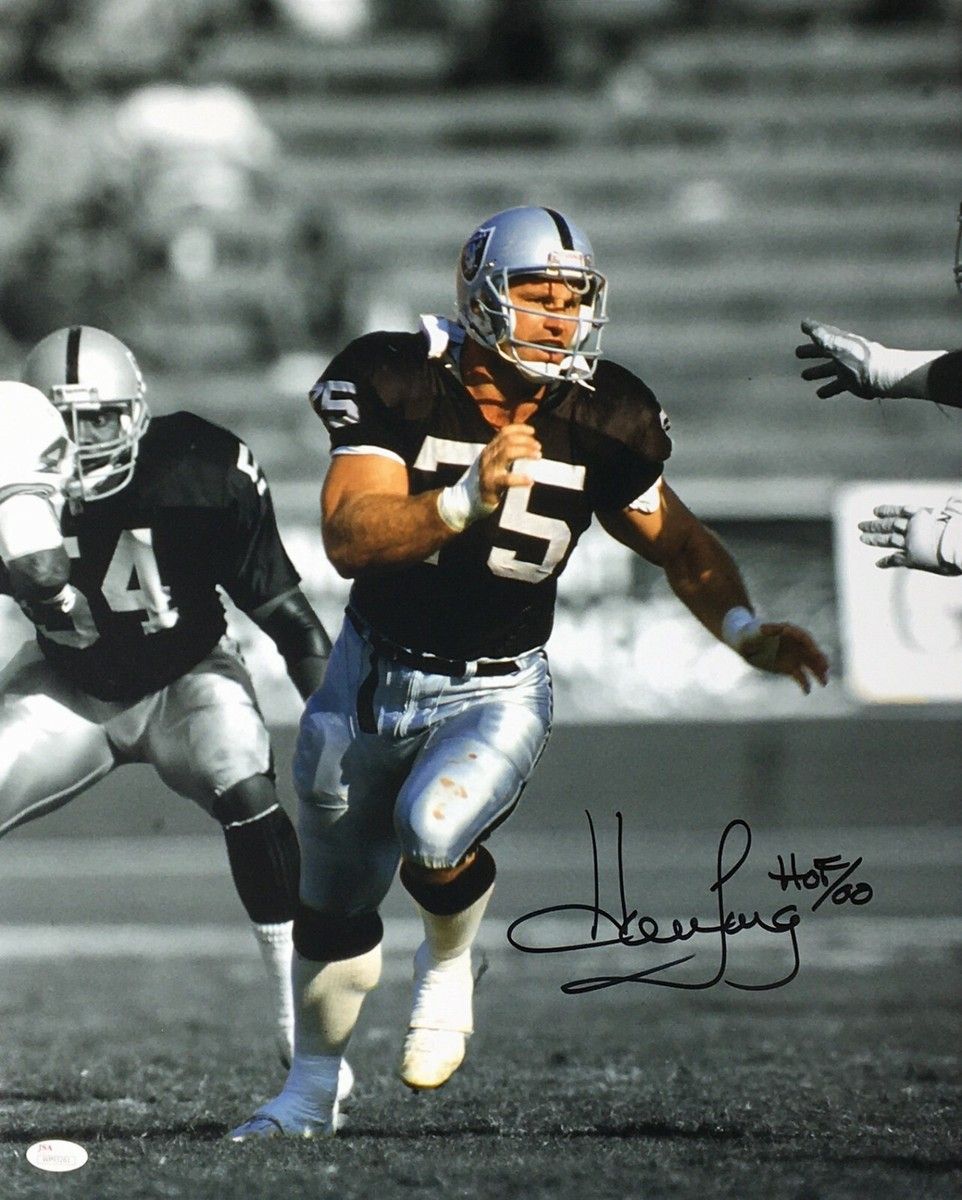 962x1200 Howie Long Signed 16x20 Photo w/ HOF 00 JSA Witnessed