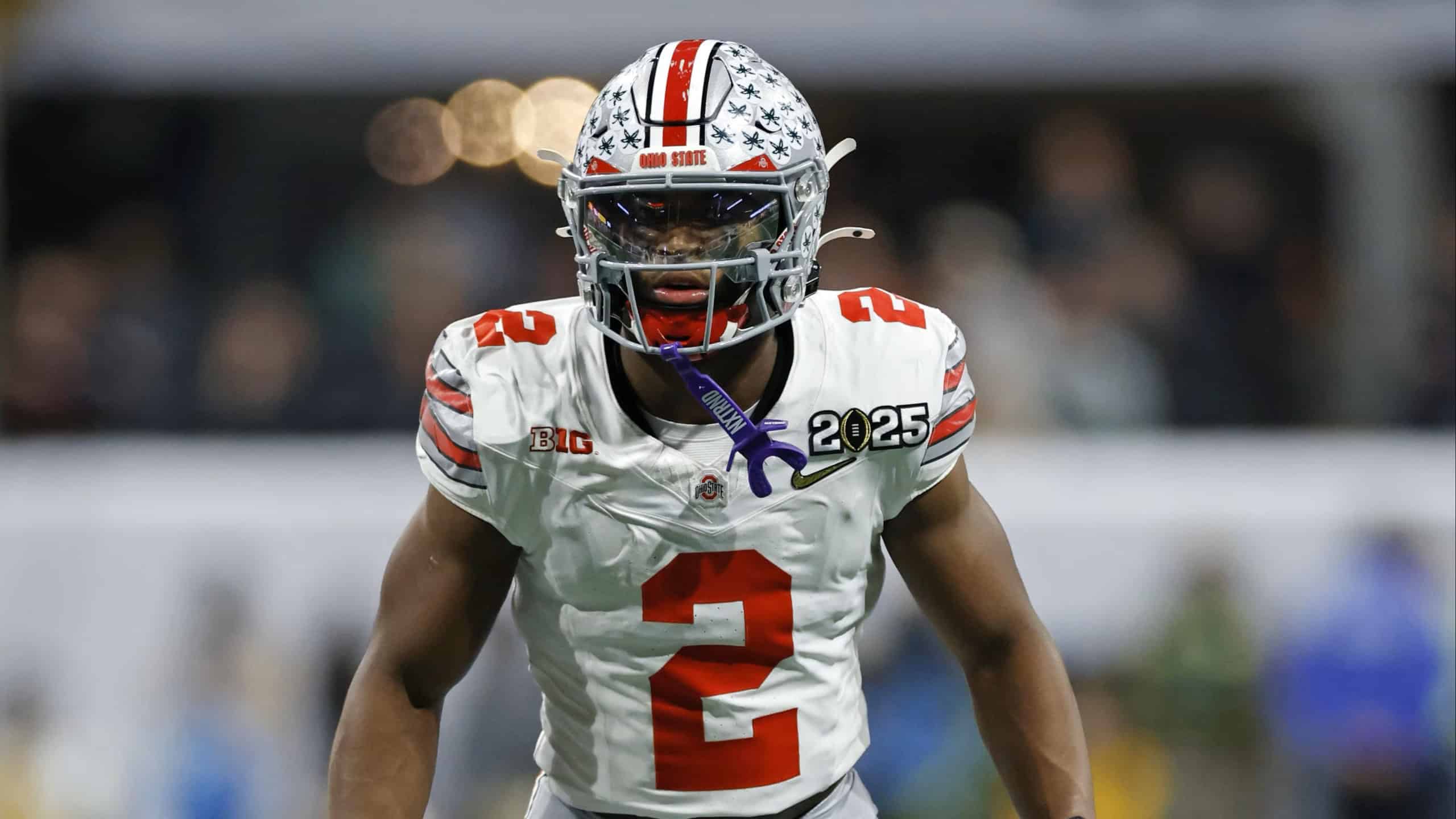 2560x1440 BREAKING: Dallas Cowboys select Ohio State star Caleb Downs after trade Inside The Star