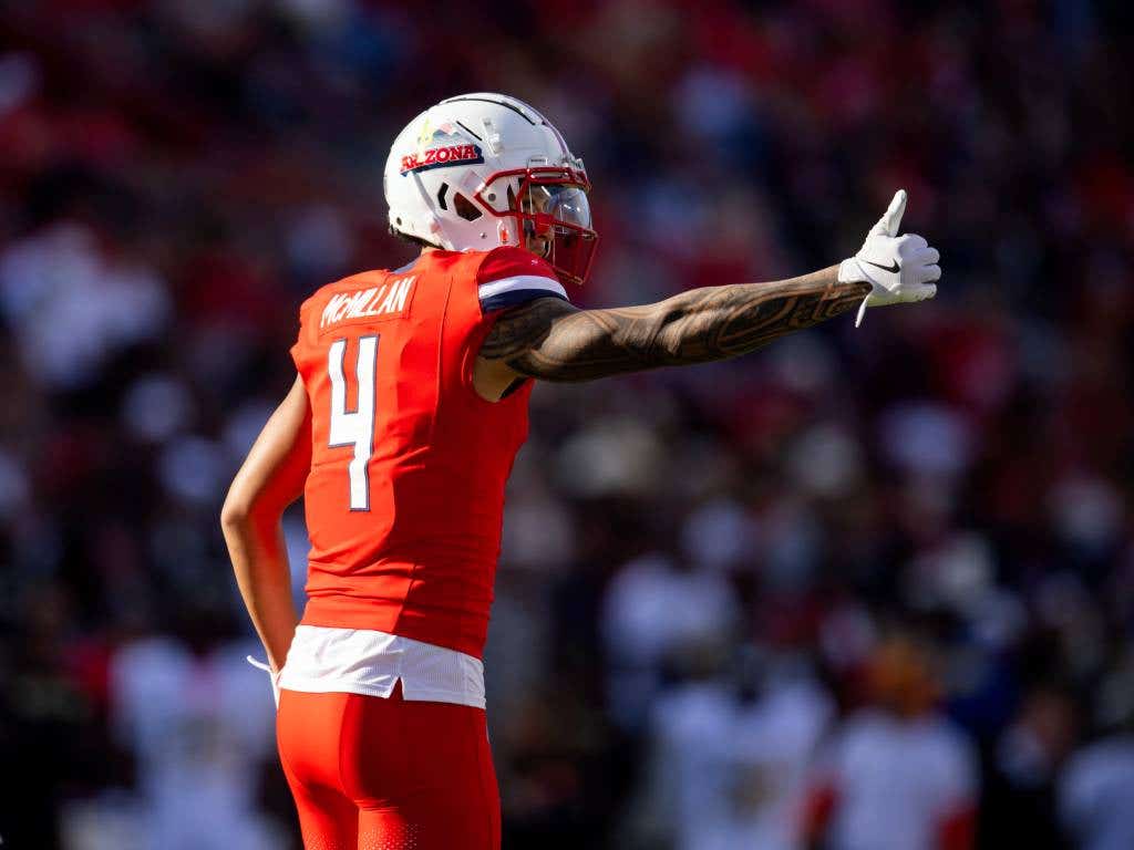 1024x768 Tetairoa McMillan, top wide receiver prospect, declares for 2024 NFL Draft