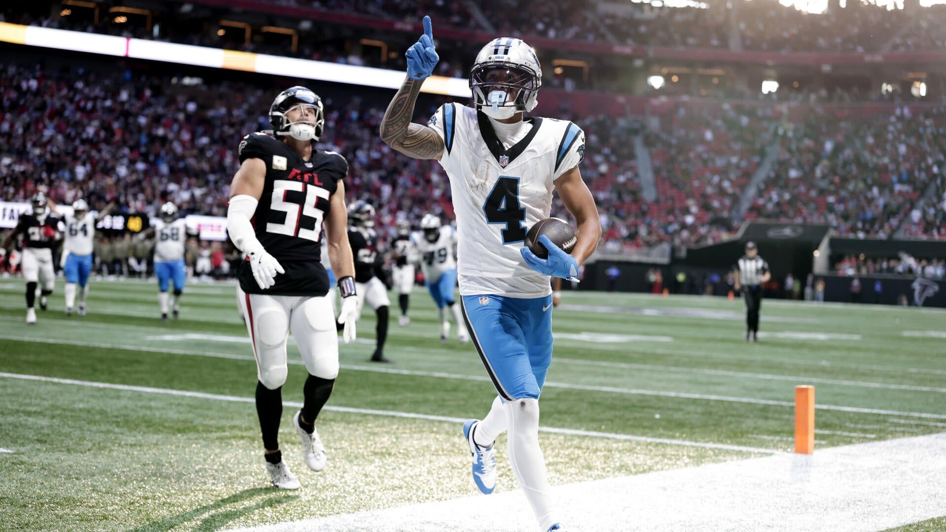 1920x1080 NFL Honors: Panthers' Tetairoa McMillan named Offensive Rookie of the Year