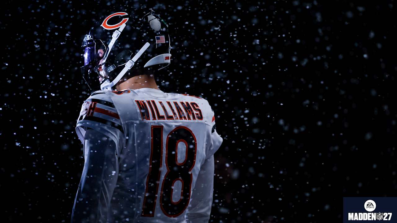 1280x720 Behind the Scenes: Caleb Williams' EA SPORTS Madden NFL 27 cover shoot
