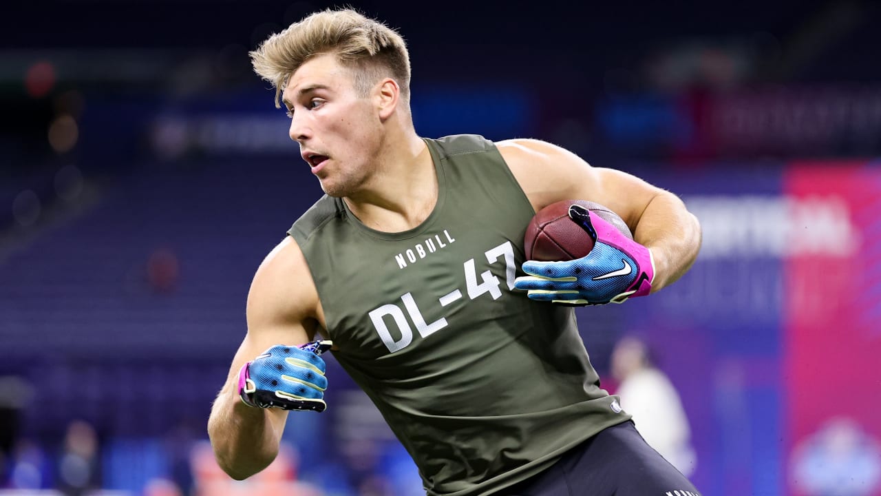 1280x720 EDGE Lukas Van Ness' 2023 NFL Scouting Combine workout