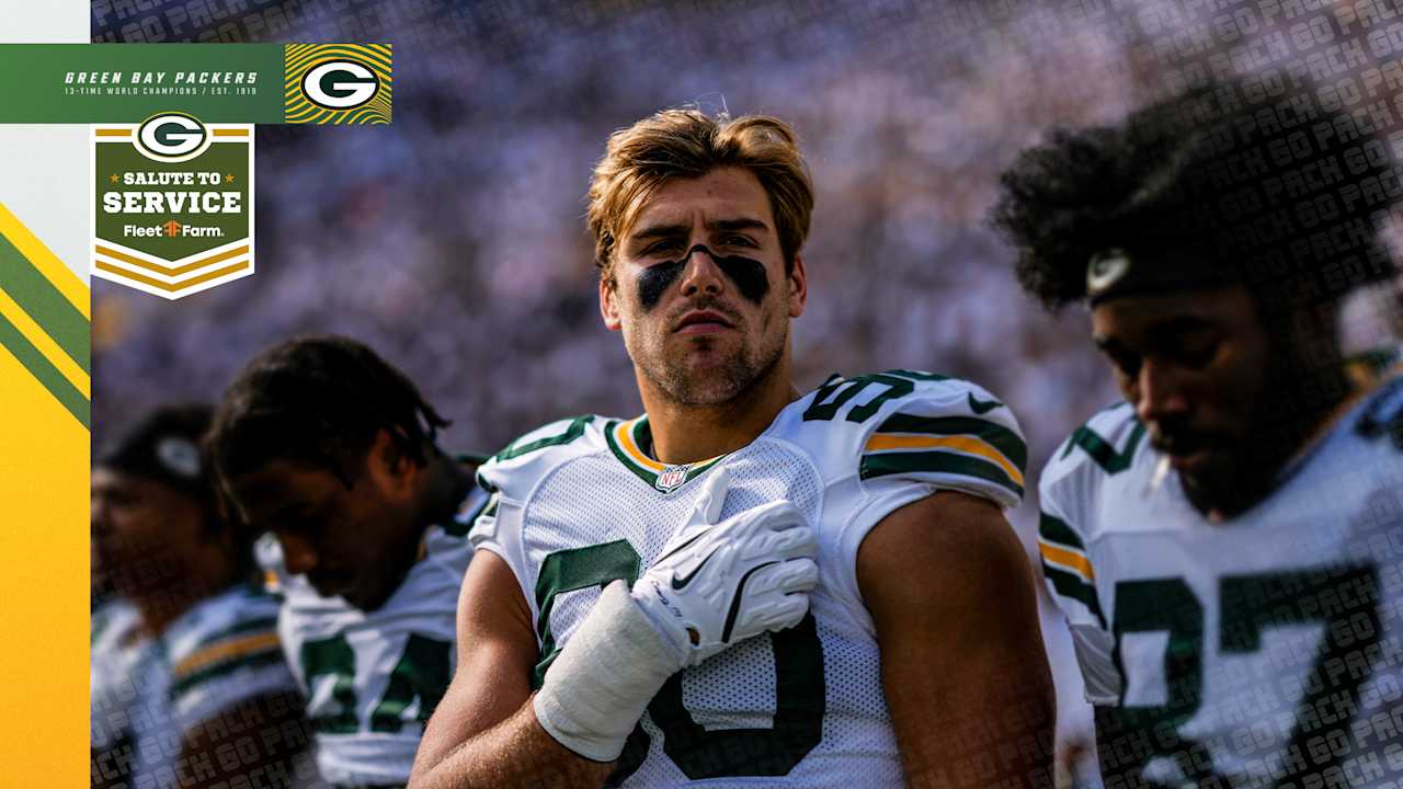1280x720 Packers nominate Lukas Van Ness for NFL Salute to Service Award