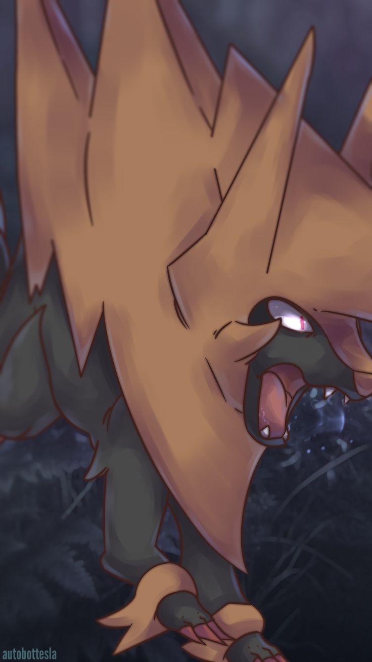 736x1308 Manectric ideas. manectric art, manectric pokemon art, shiny manectric