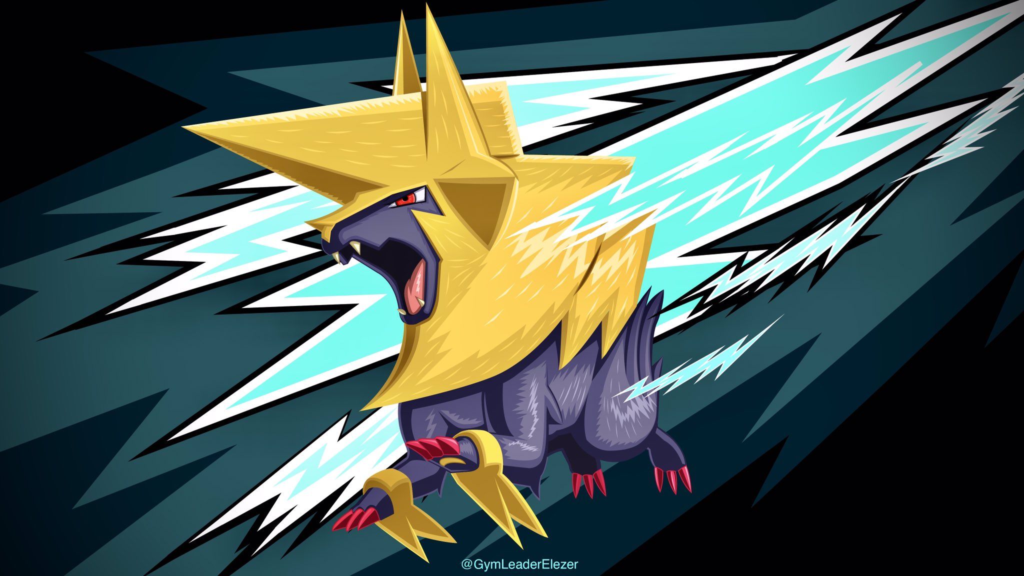 2048x1152 Mega Manectric Wallpaper
