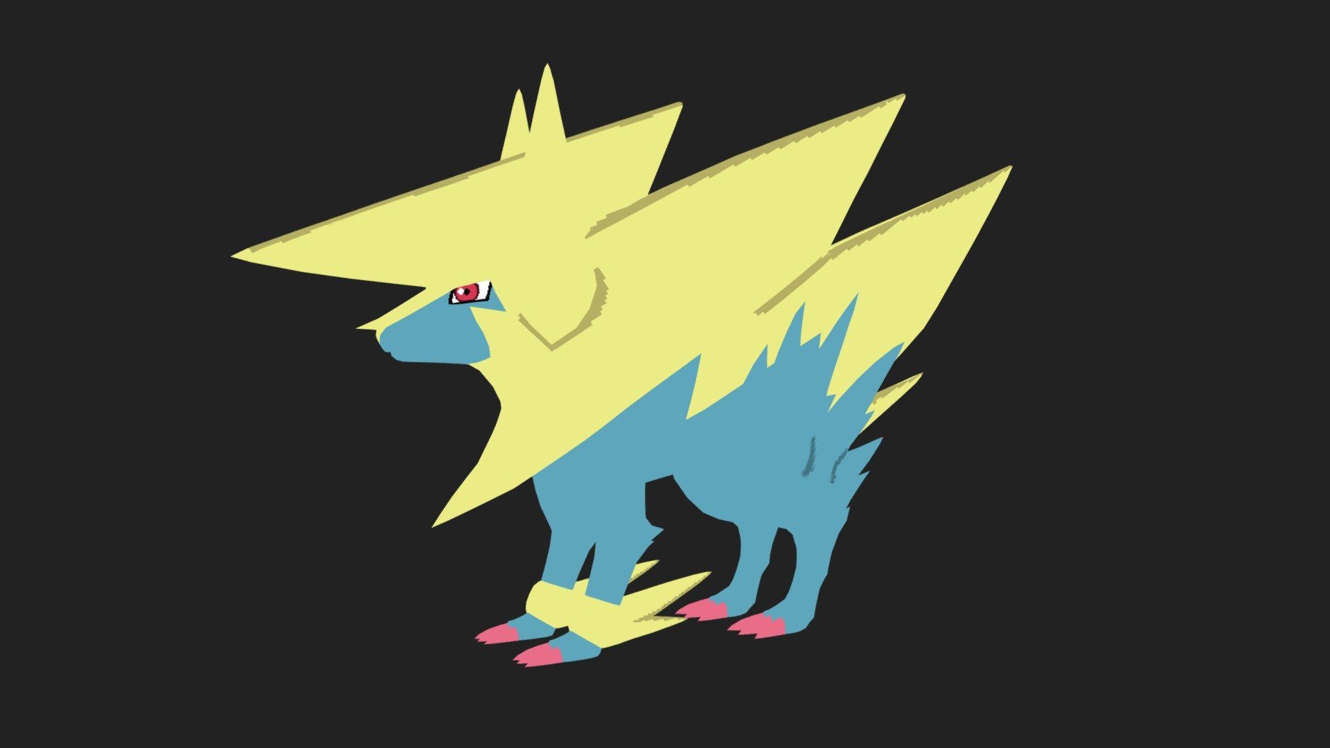 1920x1080 Mega Manectric Free 3D model by Mariokart07 [29f9bb2]