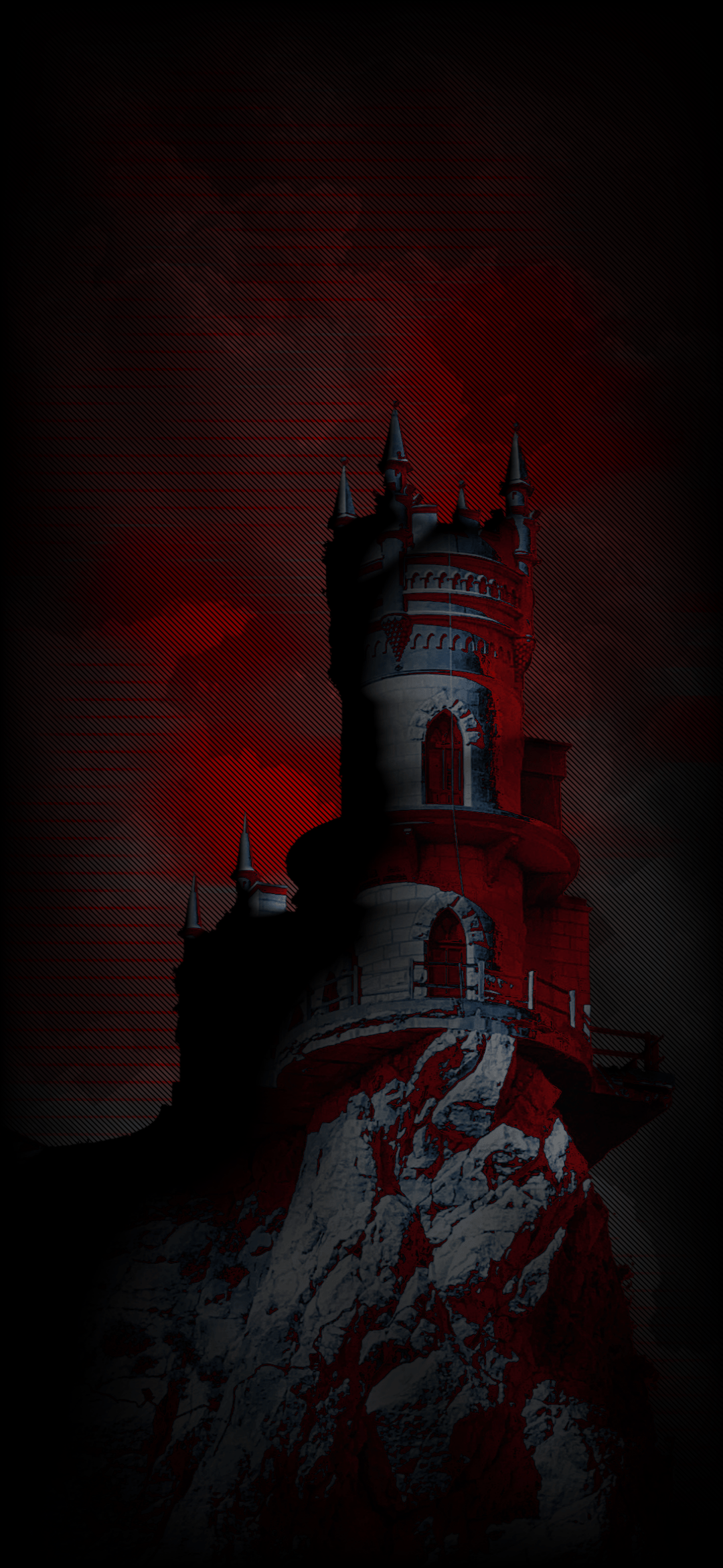 1080x2340 Wallpaper Darkness, Building, Tower, Art, Castle, Background Free Image