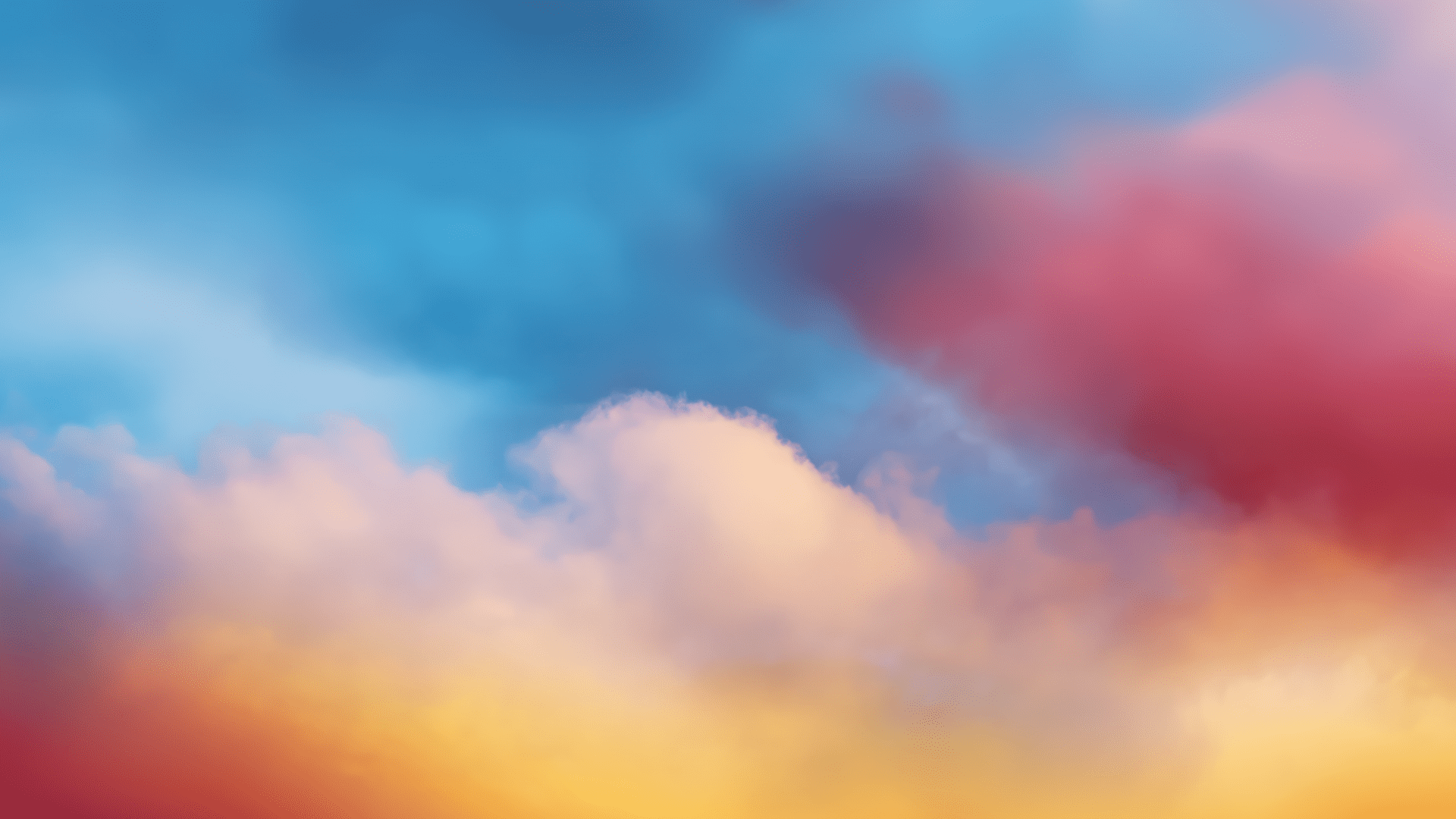 1920x1080 Colorful Sky Wallpaper 4K, Clouds, 5K, Aesthetic