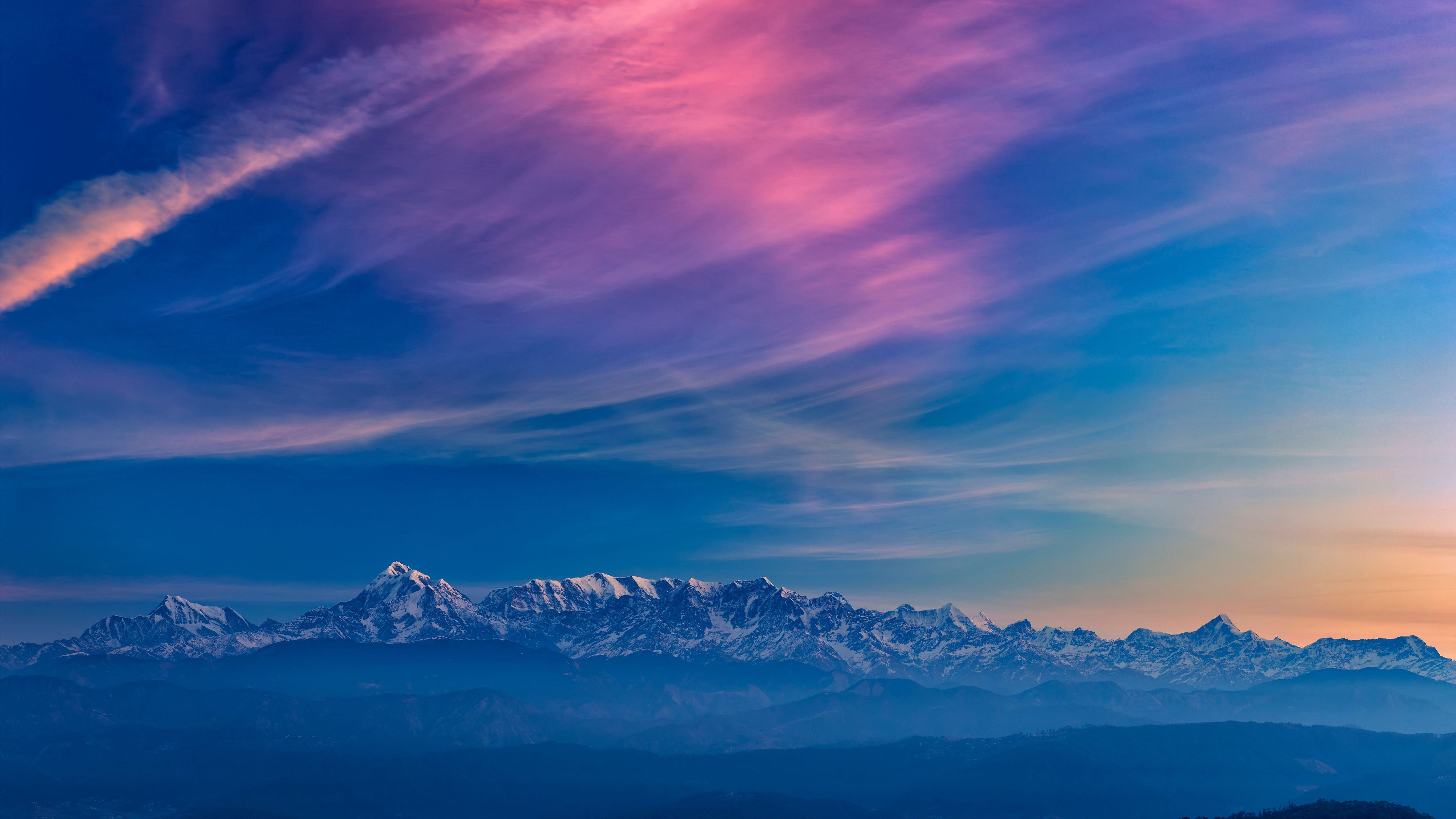 5120x2880 Blue Landscape 5K Wallpaper