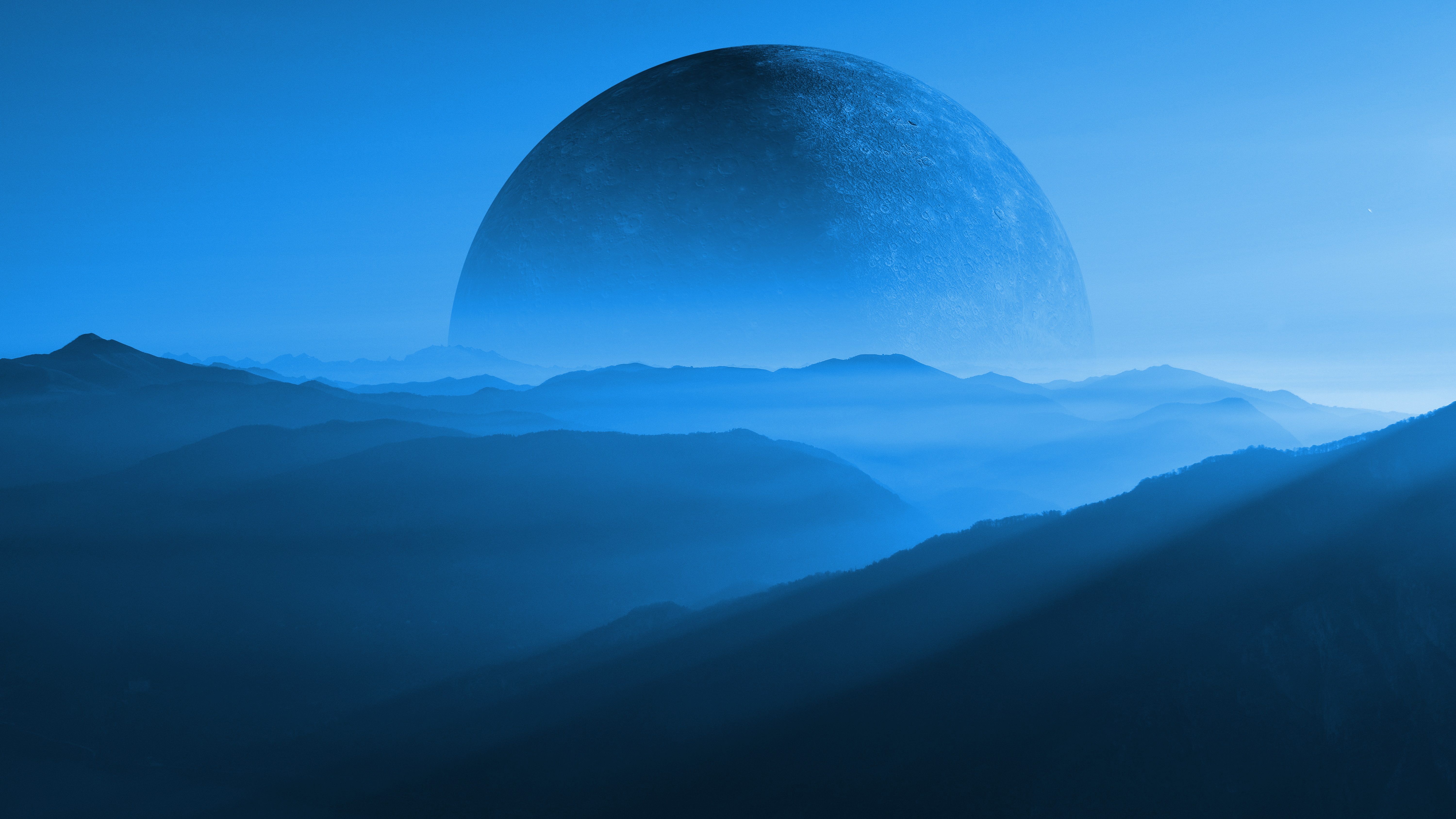 6000x3375 Blue Planet 5k Wallpaper, HD Digital Universe Wallpaper, 4k Wallpaper, Image, Background, Photos and Picture