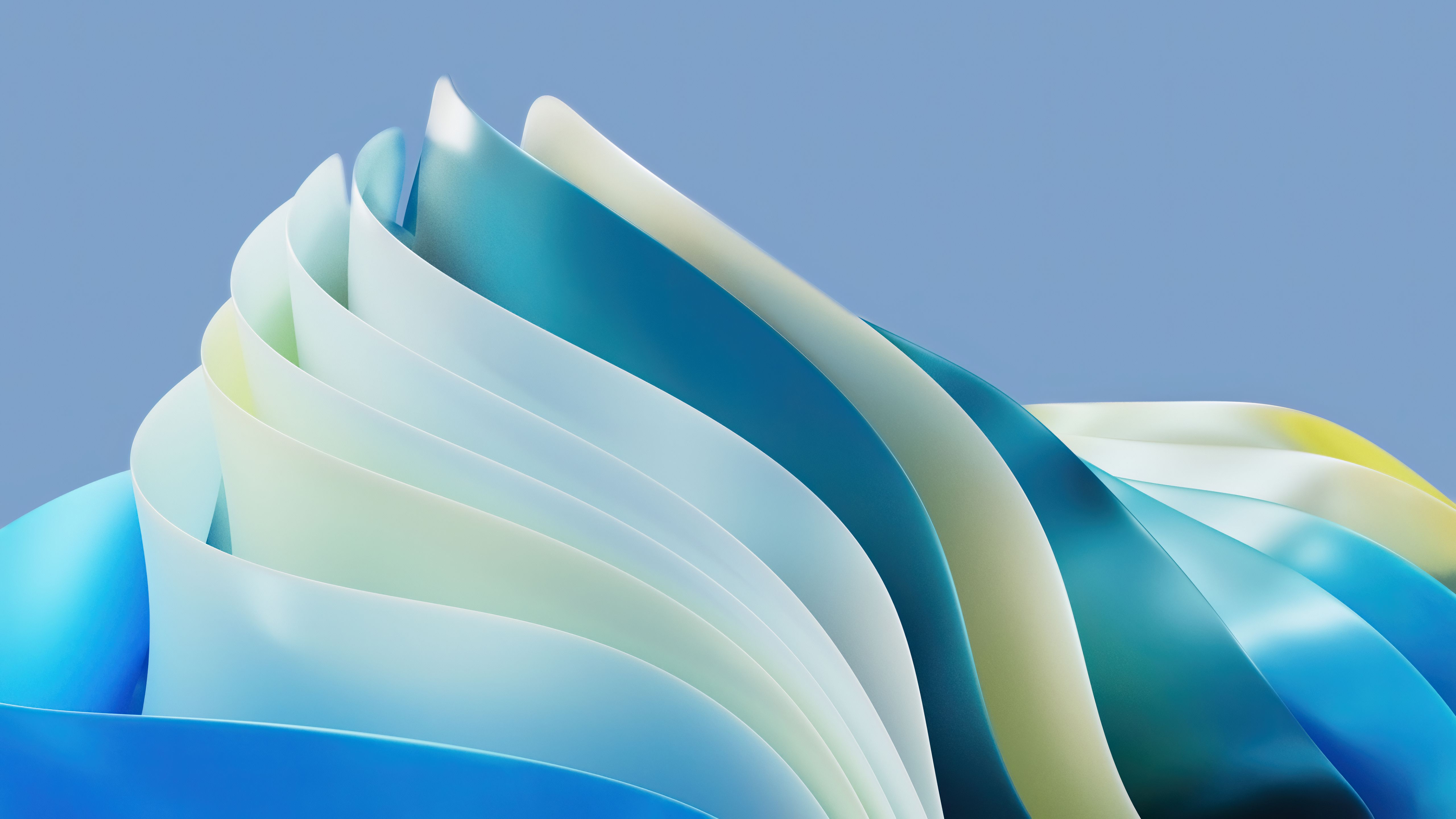 5120x2880 Blue gradient Wallpaper 4K, Abstract design, Modern, Layers