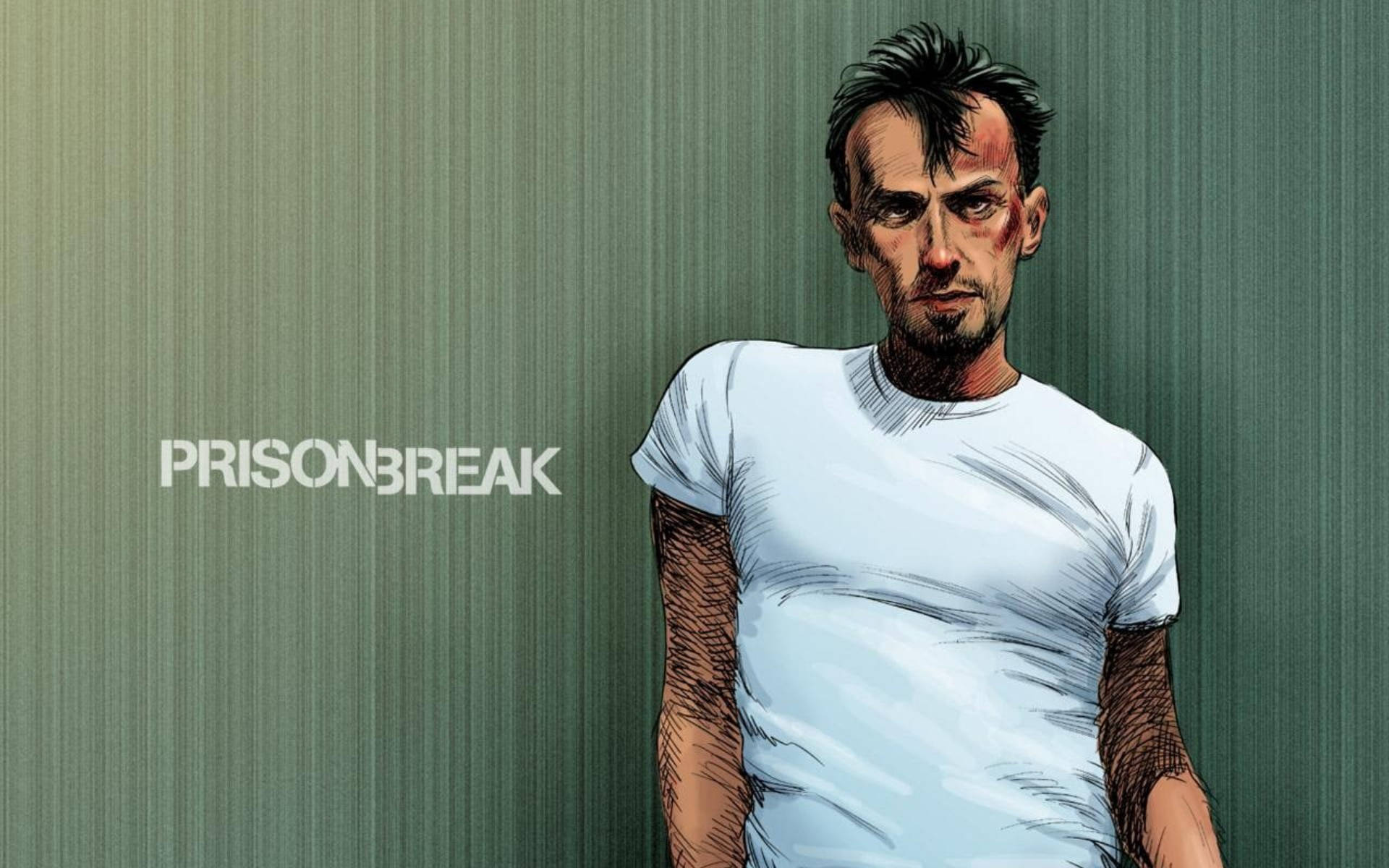 1920x1200 Download Prison Break Theodore Bagwell Comic Art Wallpaper