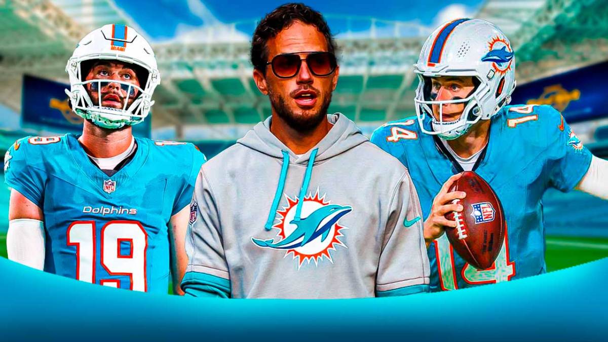 1200x675 Dolphins' Mike McDaniel has 100% honest assessment on backup QB competition ahead of roster cuts