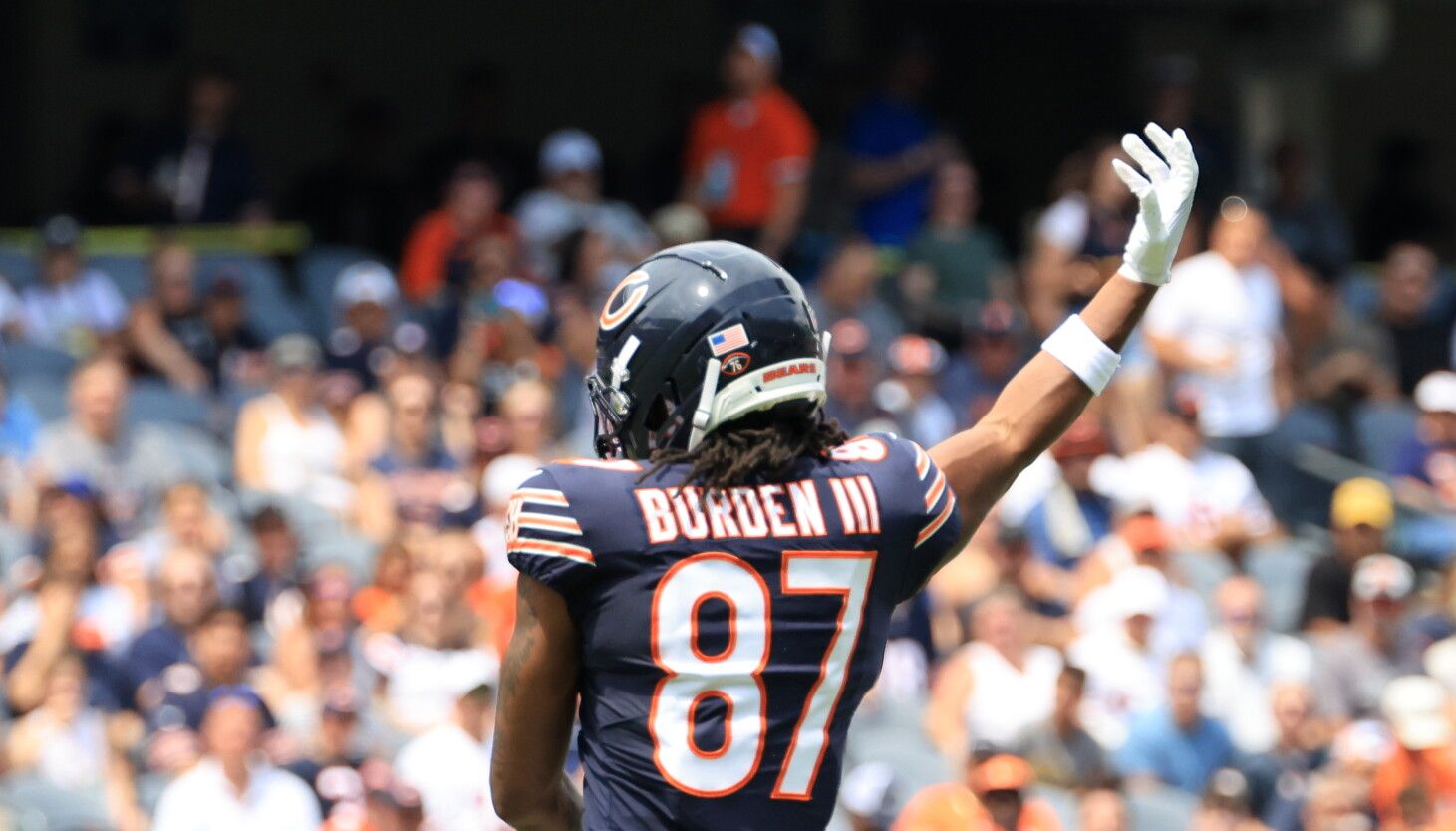 1461x834 Rookie Luther Burden III Is Scary When He Gets The Ball, But The Bears Need Him To Do More Sun Times