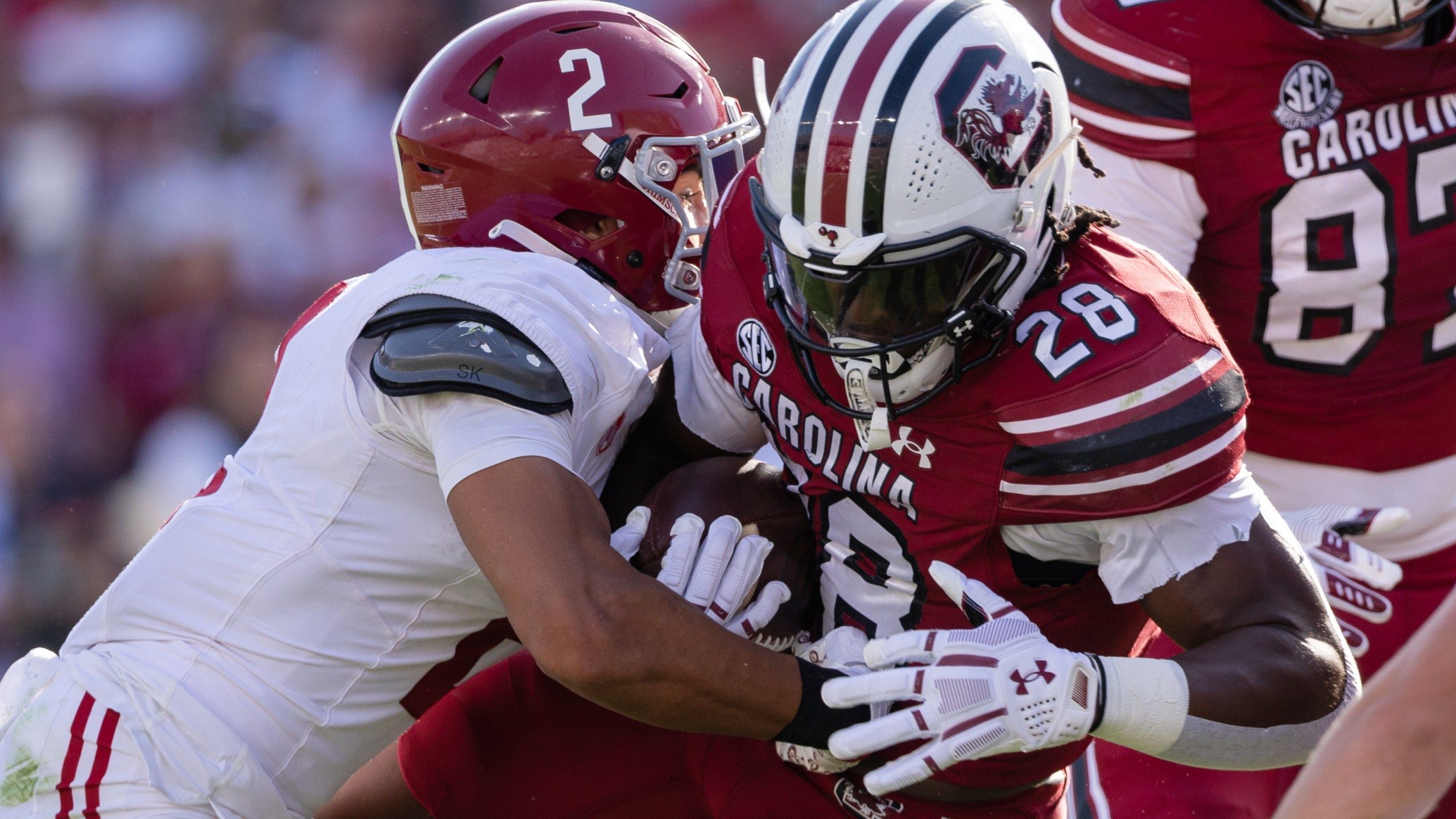 2560x1440 Germie Bernard's 2 Late TDs Help 'unbreakable' No. 4 Alabama Rally Past South Carolina 29 22. WRIC ABC 8News