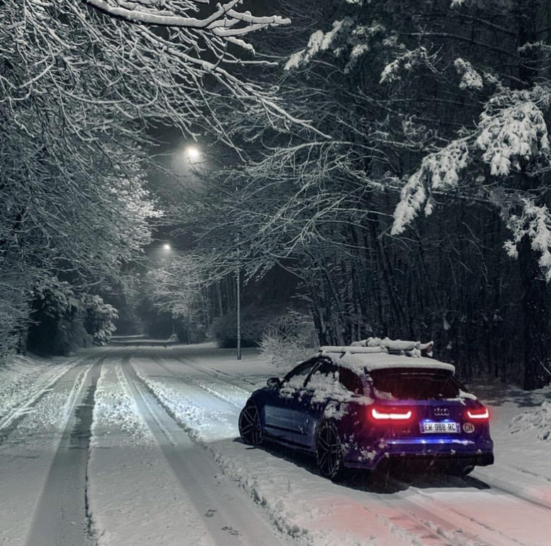 1121x1111 This RS6 getting some proper winter love!
