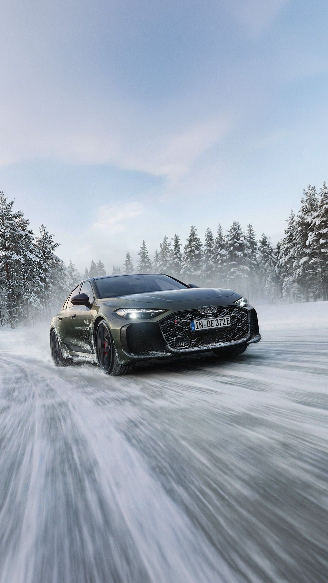 1080x1920 Ice Parcours training in Seefeld. Audi driving experience