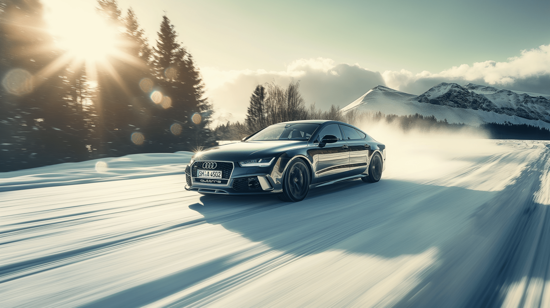 1920x1076 Audi RS7 Winter Drive
