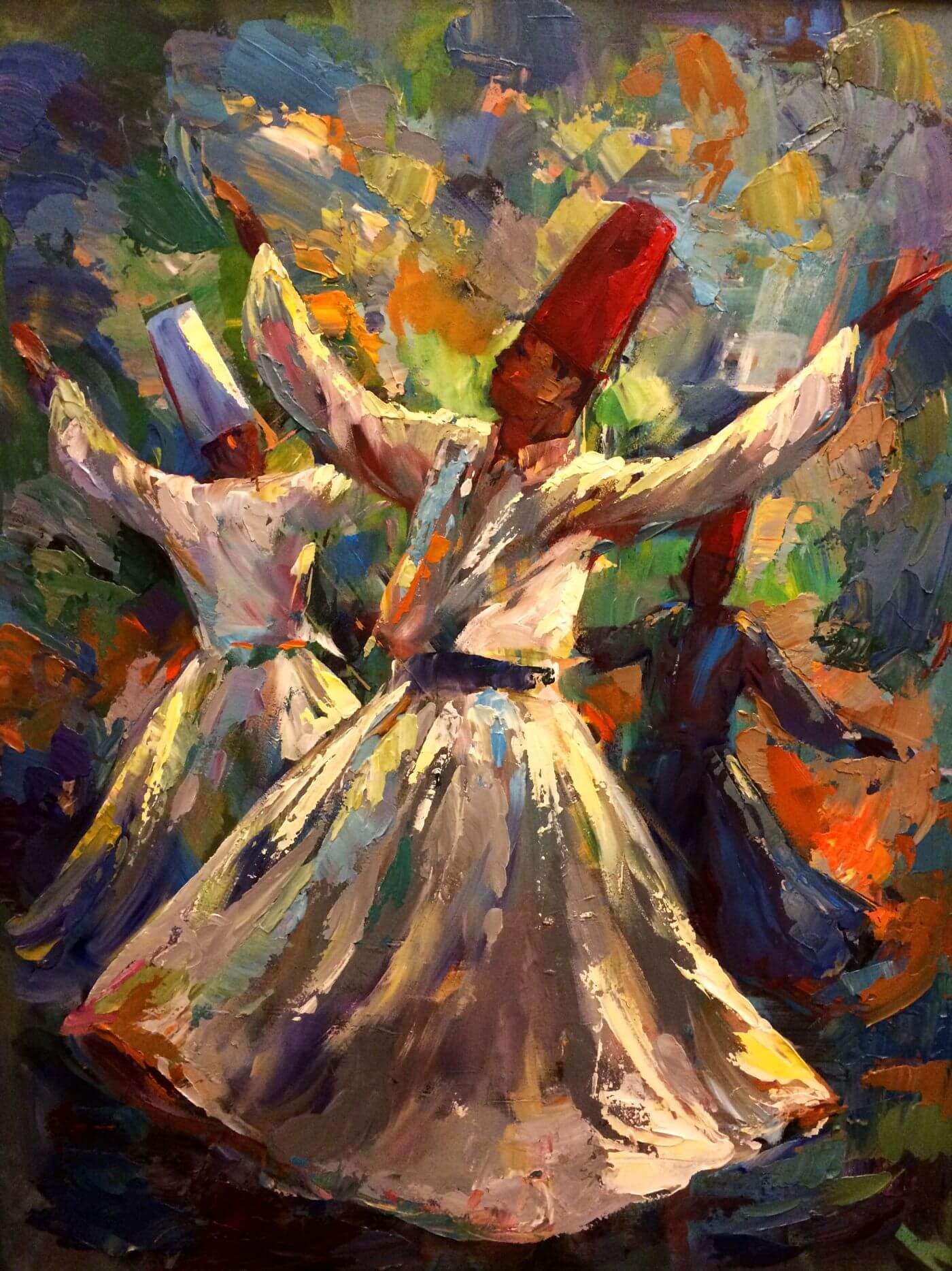 1400x1867 Whirling Dervishes Dancer Painting Art Prints