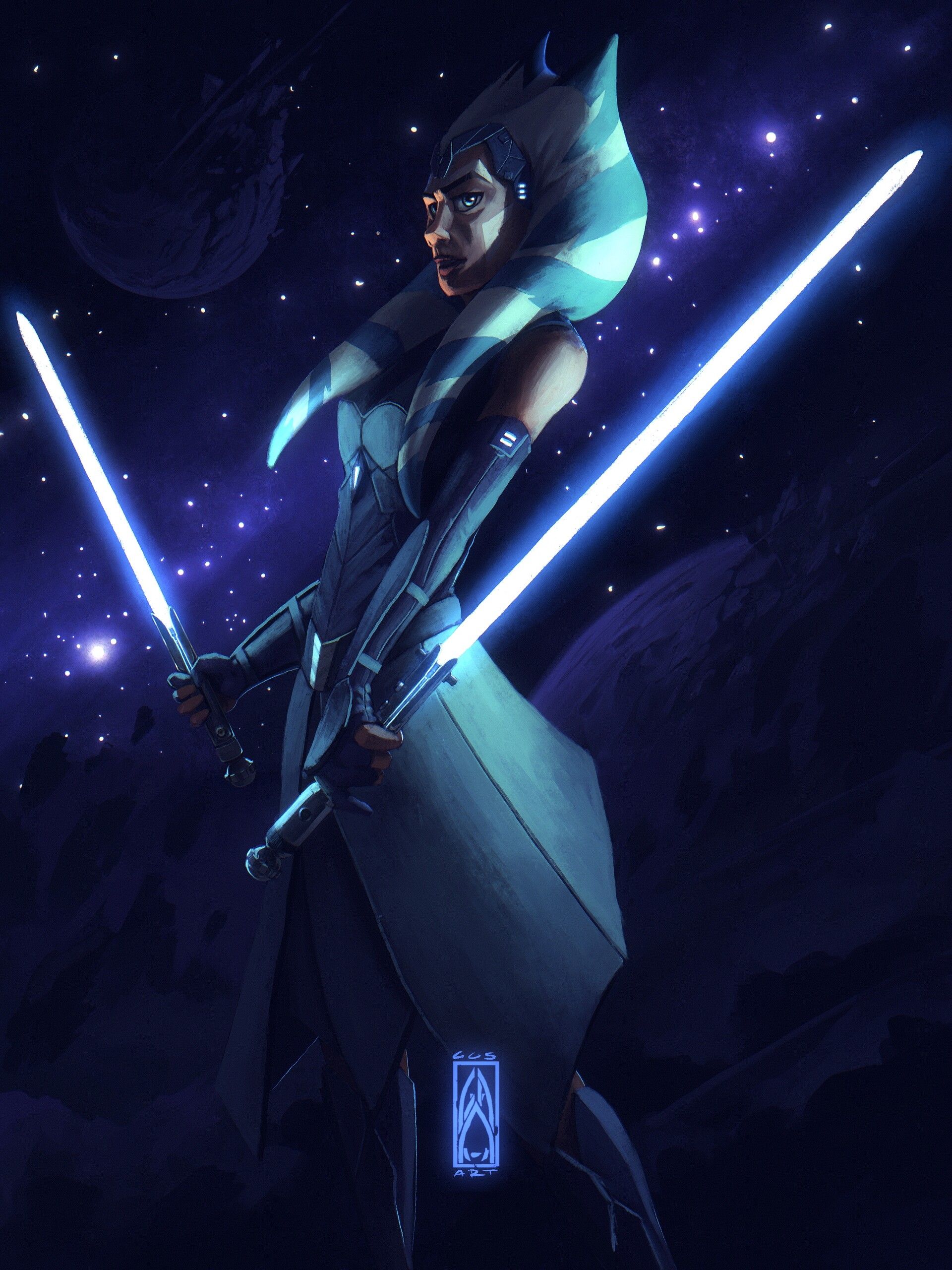 1920x2560 Ashoka Tano Fanart