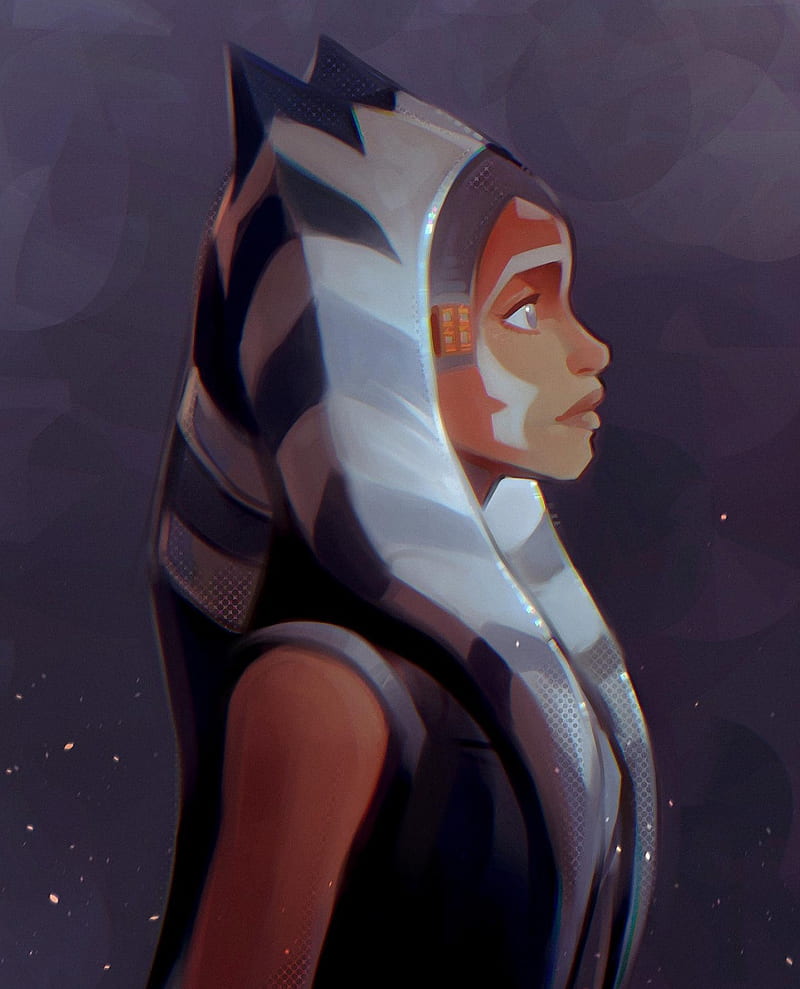 800x989 Ahsoka chantal art, 501st, ahsoka, ashoka, legion, sky, skywalker, star, HD phone wallpaper