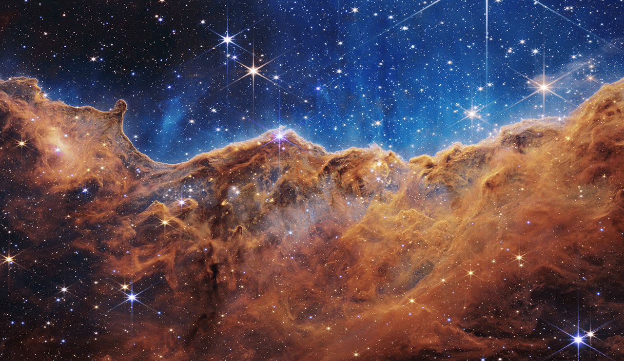 1280x741 Cosmic Cliffs” in the Carina Nebula (NIRCam Image)