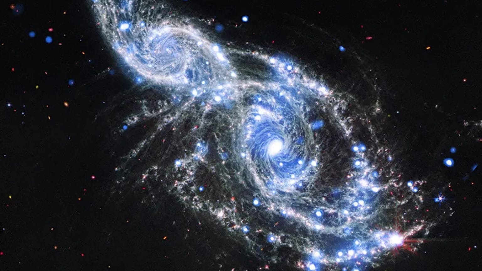 1536x864 Breathtaking James Webb Telescope image reveals what happens when two galaxies collide