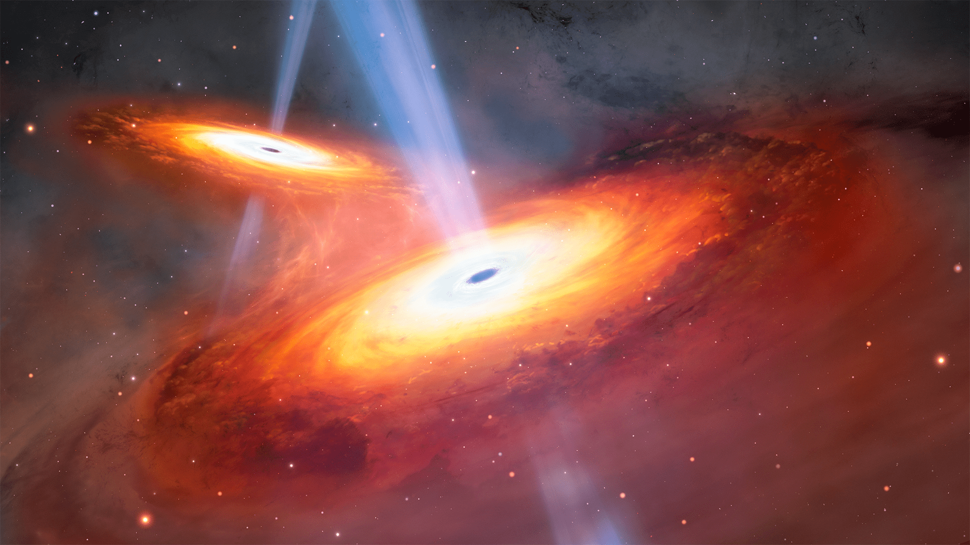 2000x1125 In a first, astronomers spot merging quasars from the Cosmic Dawn
