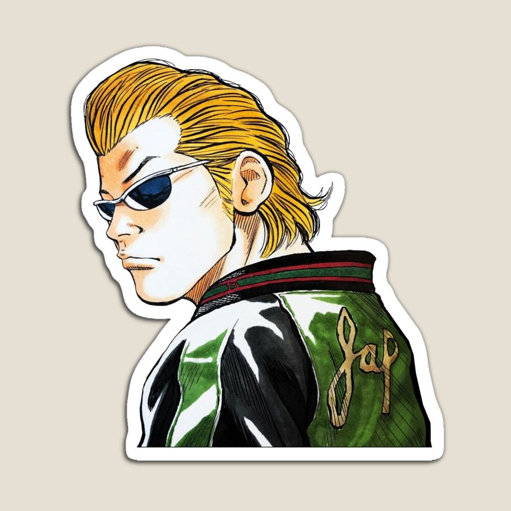 1000x1000 Crows Bouya Harumichi Crows Zero Sticker