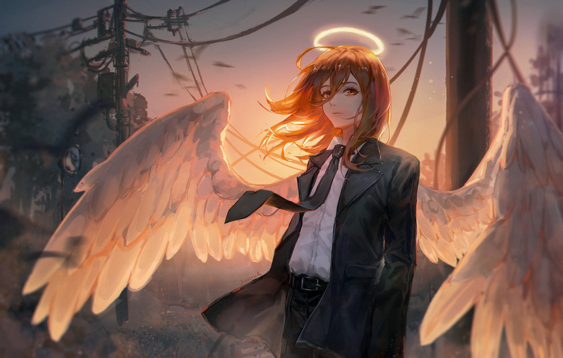 1920x1222 Chainsaw Man Angel Devil 4K Ultra HD Anime Wallpaper
