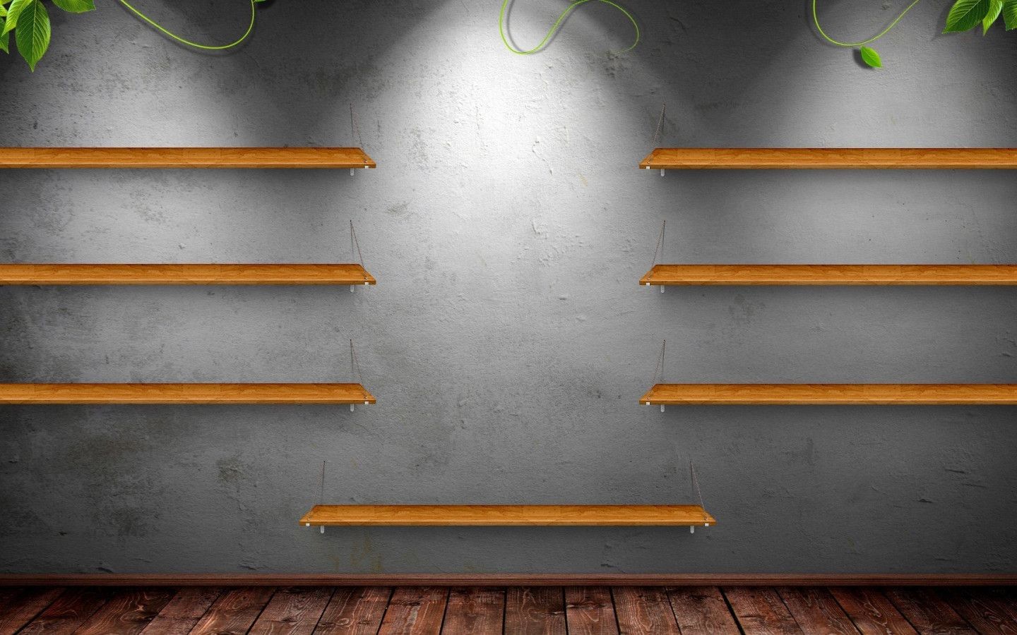 1440x900 Empty Bookshelf HD Wallpaper 126268