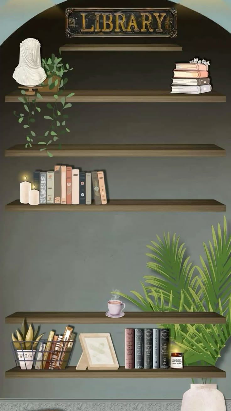 736x1308 Empty bookshelf wallpaper iphone. Bookshelves wallpaper, Bookshelf background, Bookcase